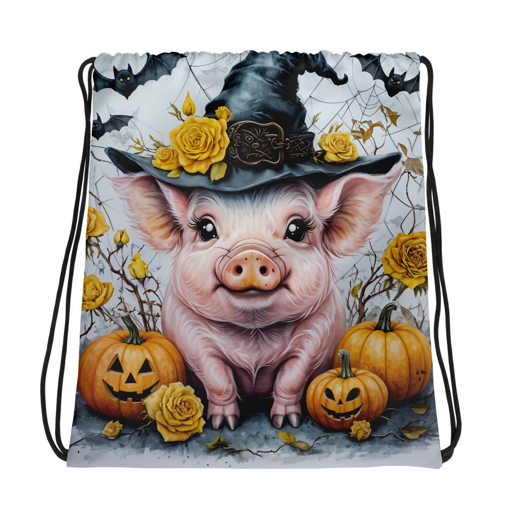 Halloween Pig Drawstring Bag - Drawstring Bag - Discovery Co.