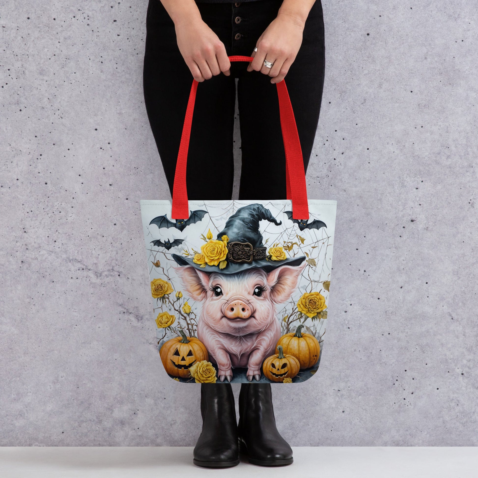 Halloween Pig Tote Bag - Tote Bags - Discovery Co.