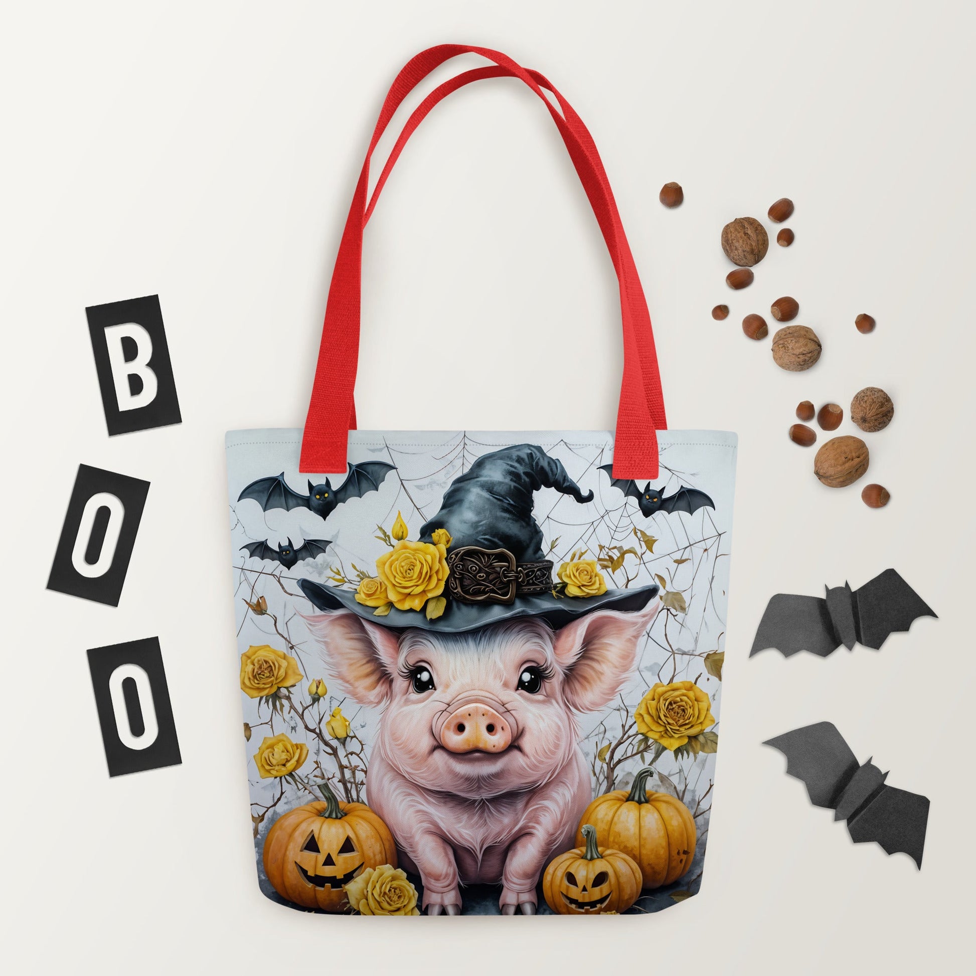 Halloween Pig Tote Bag - Tote Bags - Discovery Co.