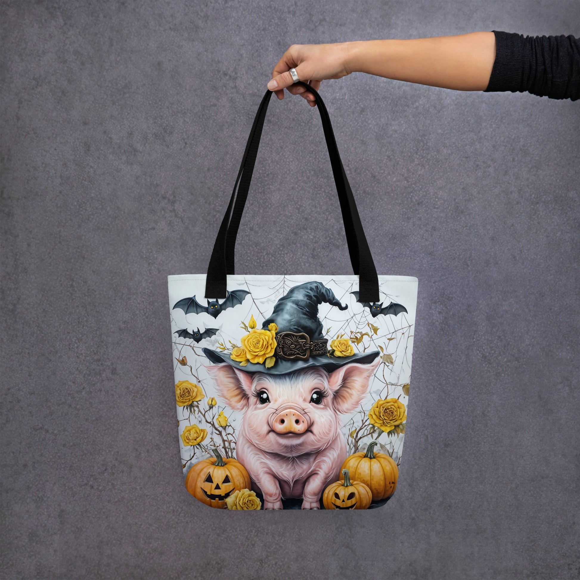 Halloween Pig Tote Bag - Tote Bags - Discovery Co.