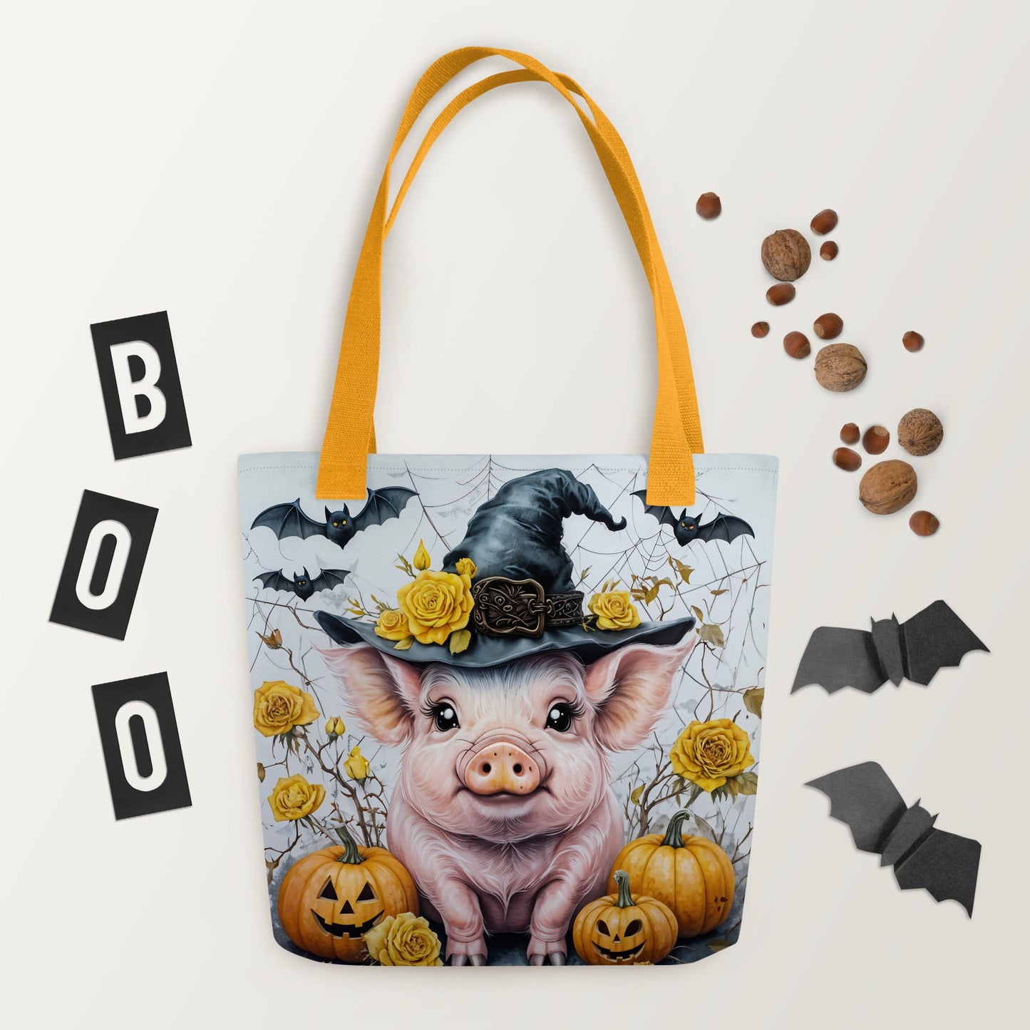 Halloween Pig Tote Bag - Tote Bags - Discovery Co.