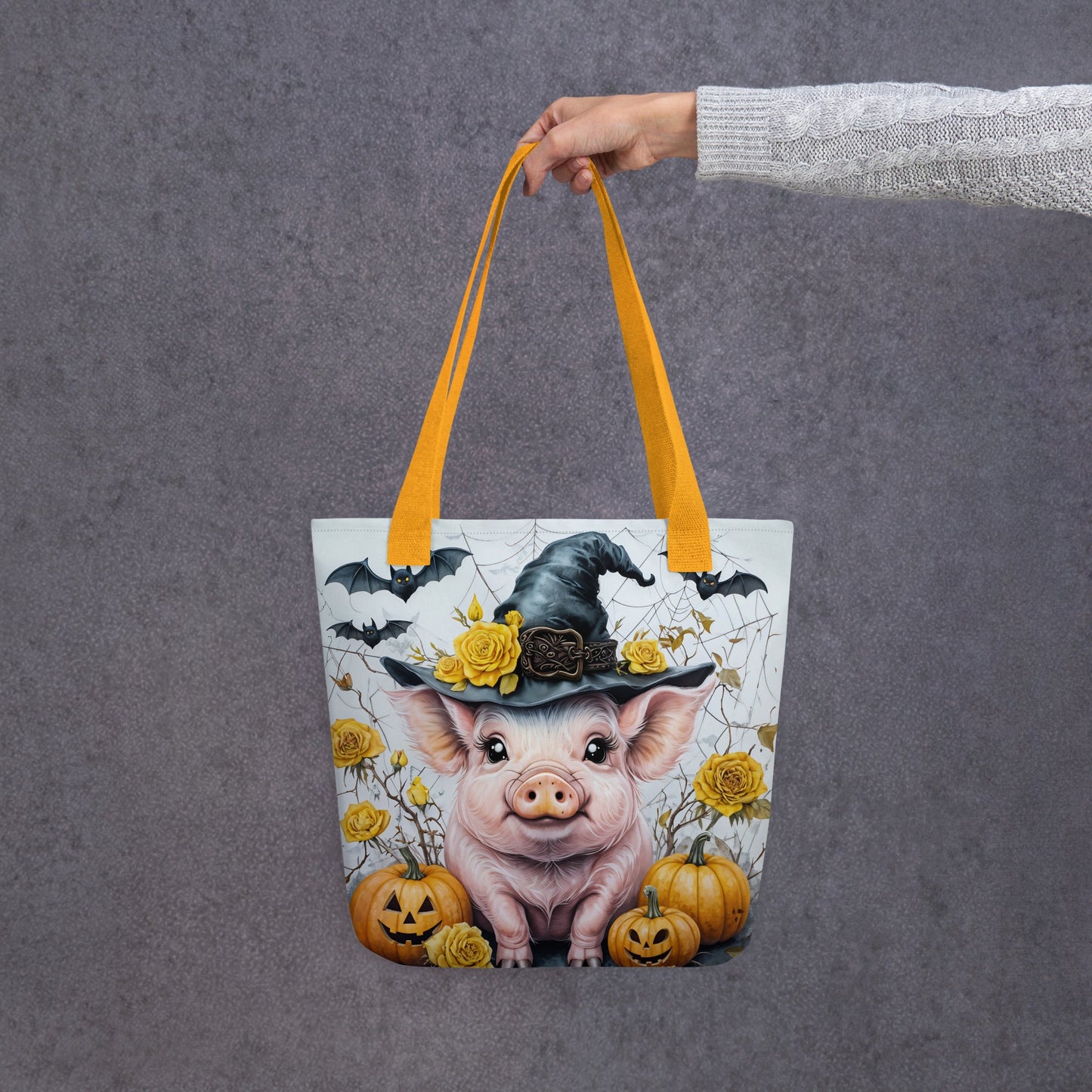 Halloween Pig Tote Bag - Tote Bags - Discovery Co.