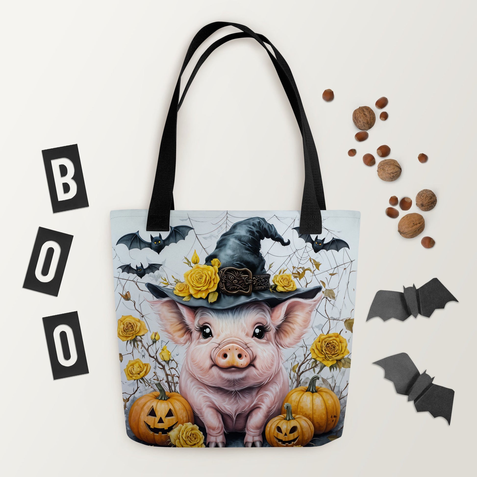 Halloween Pig Tote Bag - Tote Bags - Discovery Co.