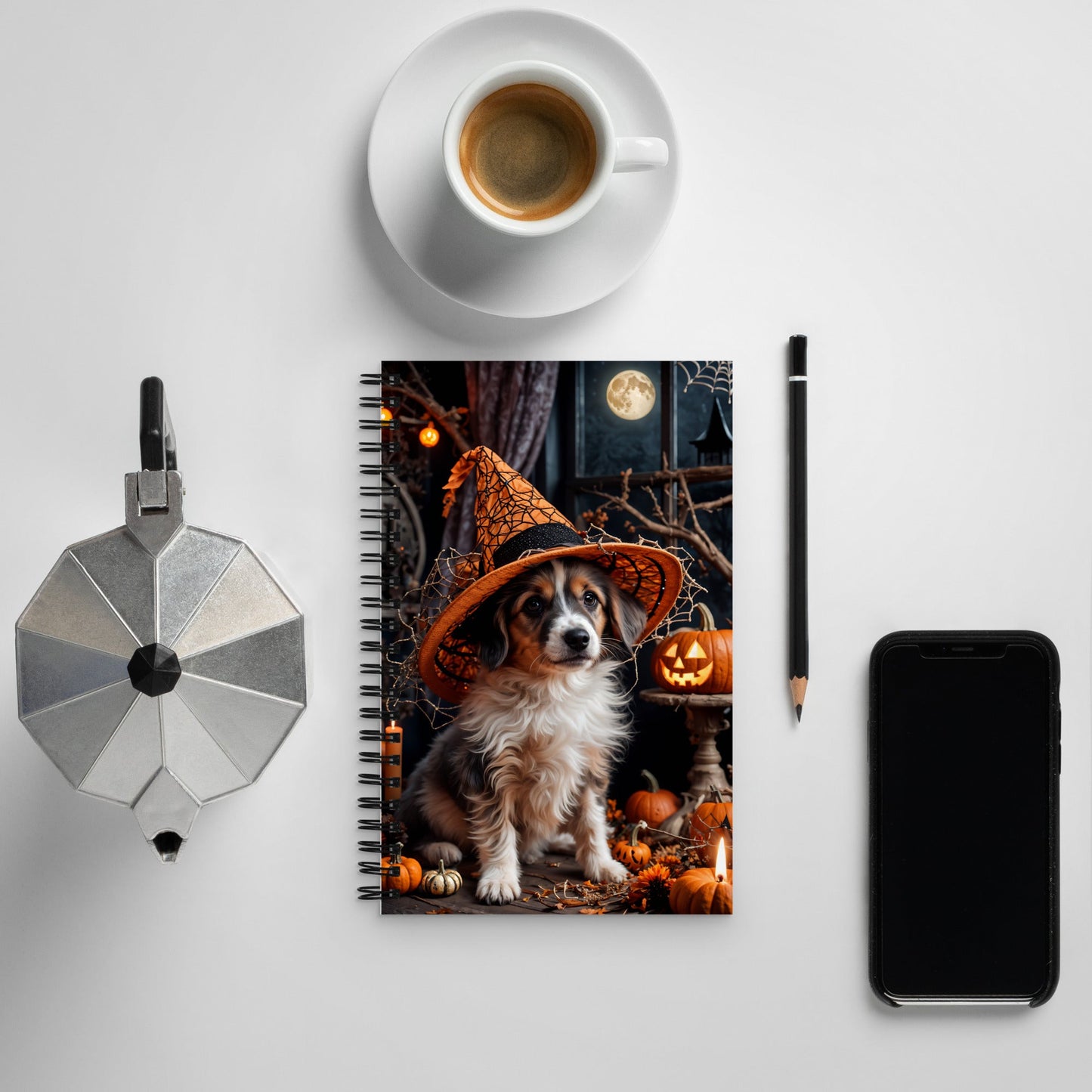 Halloween Puppy Spiral Notebook - Spiral Notebooks - Discovery Co.