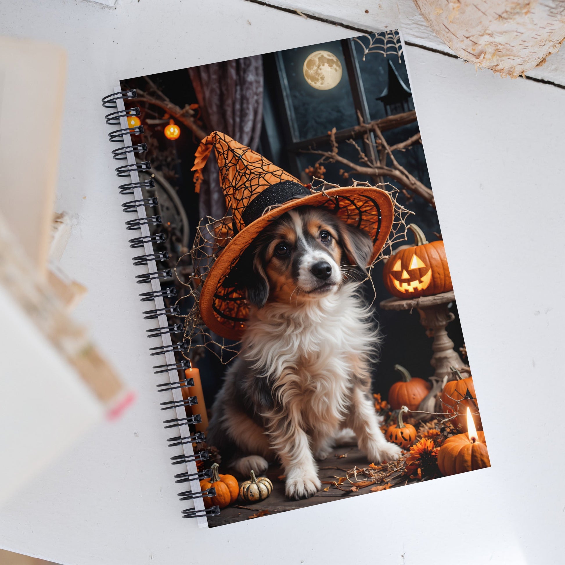Halloween Puppy Spiral Notebook - Spiral Notebooks - Discovery Co.