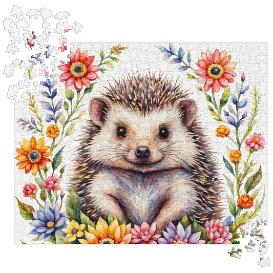 Hedgehog In The Flowers II Jigsaw Puzzle - Puzzle - Discovery Co.