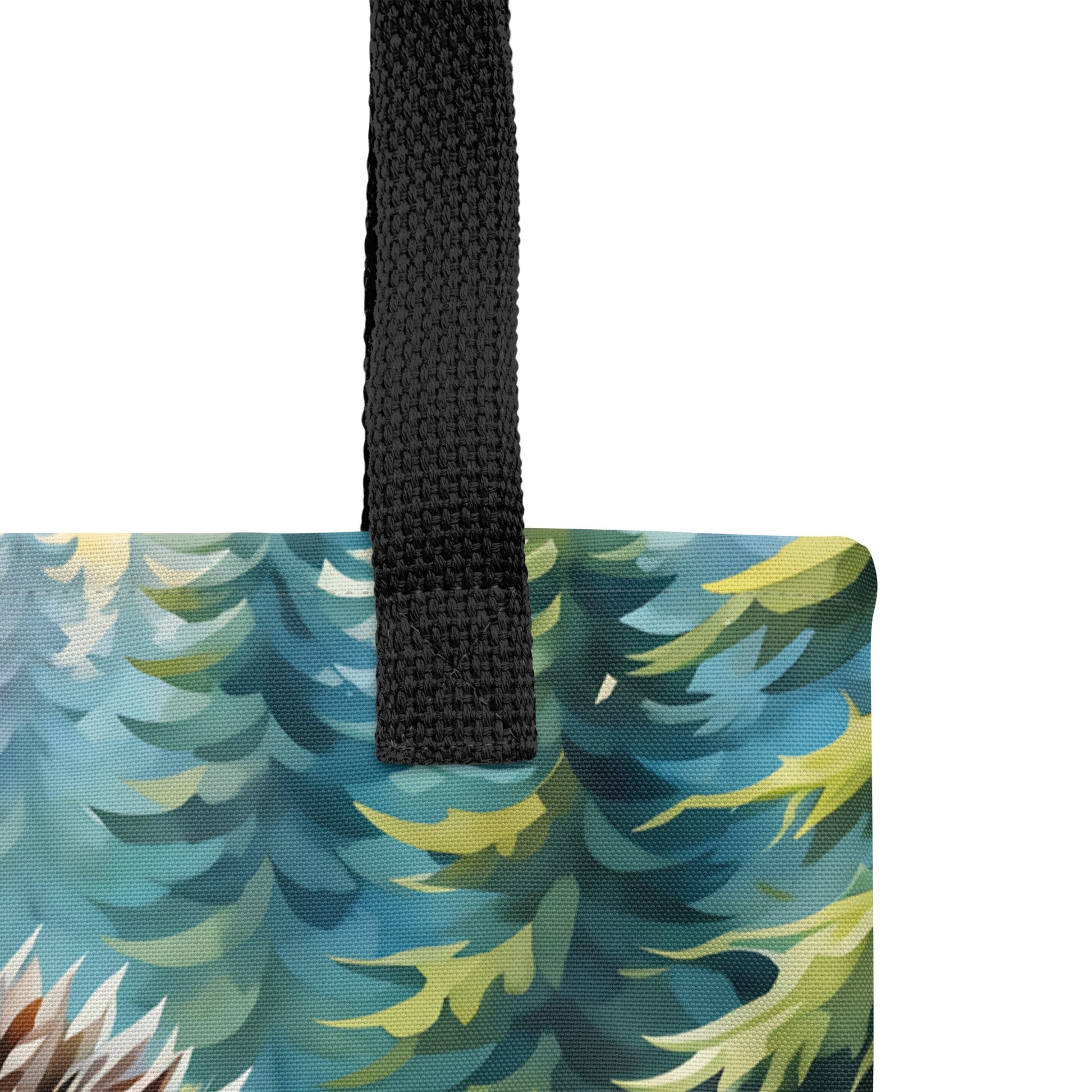 Hedgehog In The Flowers Tote Bag - Tote Bags - Discovery Co.