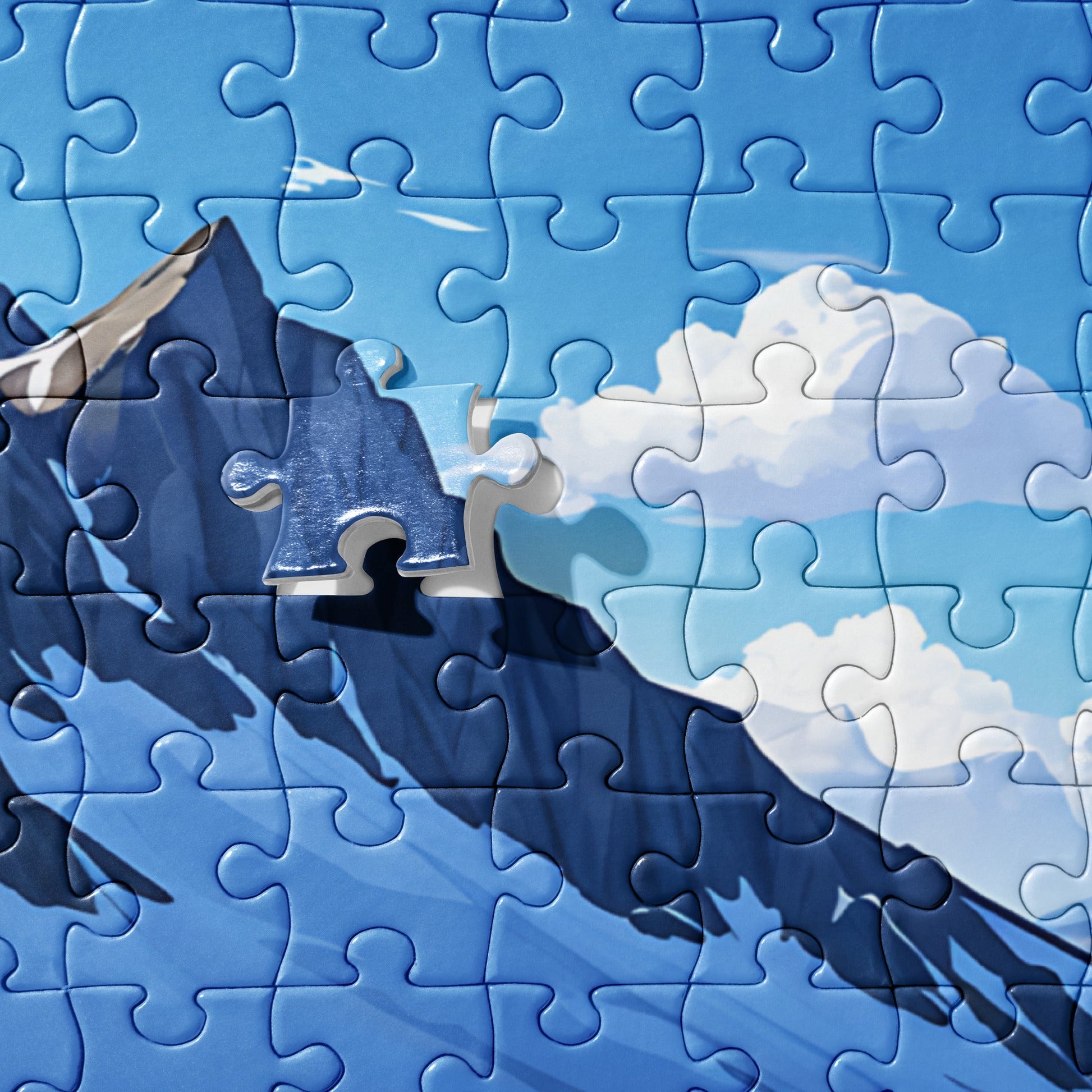 Hiking By Snowy Mountains Jigsaw Puzzle - Puzzle - Discovery Co.