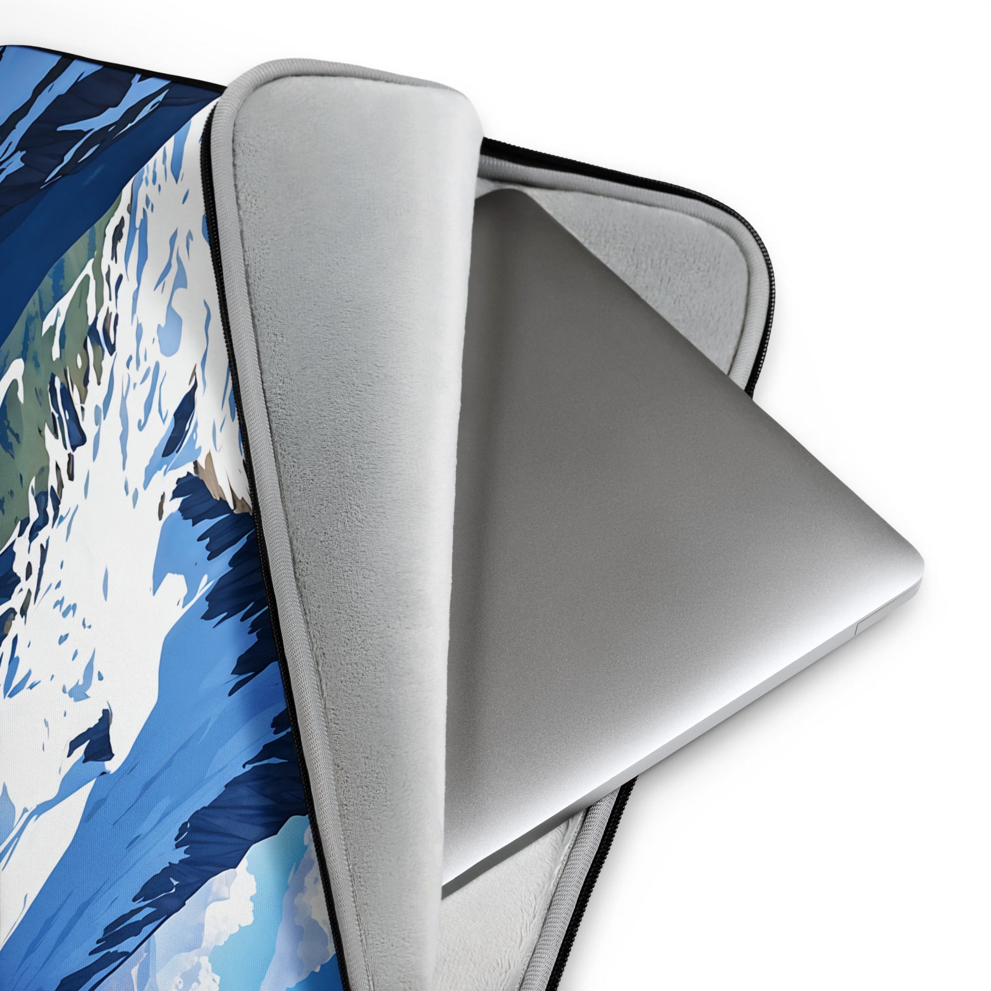Hiking By Snowy Mountains Laptop Sleeve - Laptop Cases - Discovery Co.