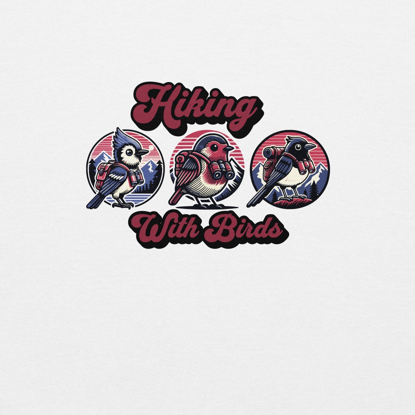 Hiking With Birds Pint Glass - Beer Glass - Discovery Co.