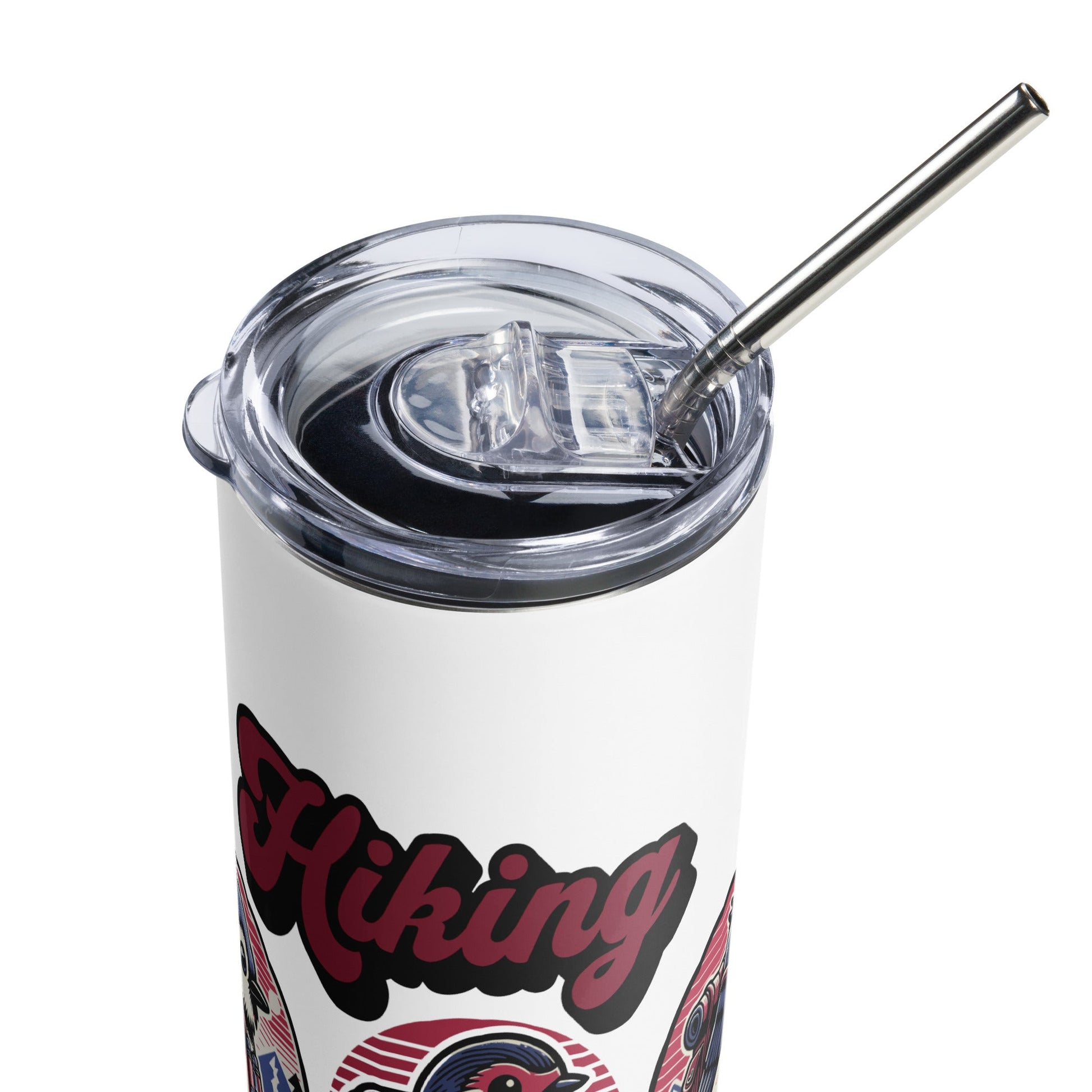Hiking With Birds Stainless Steel Tumbler - Steel Tumbler - Discovery Co.