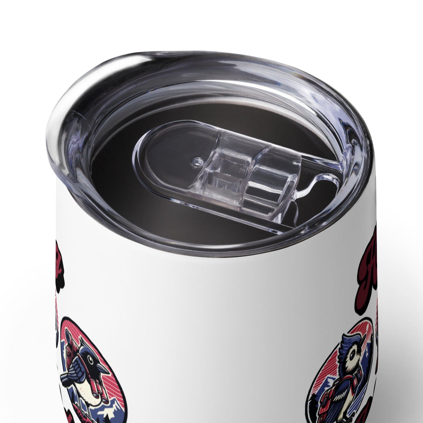 Hiking With Birds Stainless Steel Wine Tumbler - Steel Tumbler - Discovery Co.