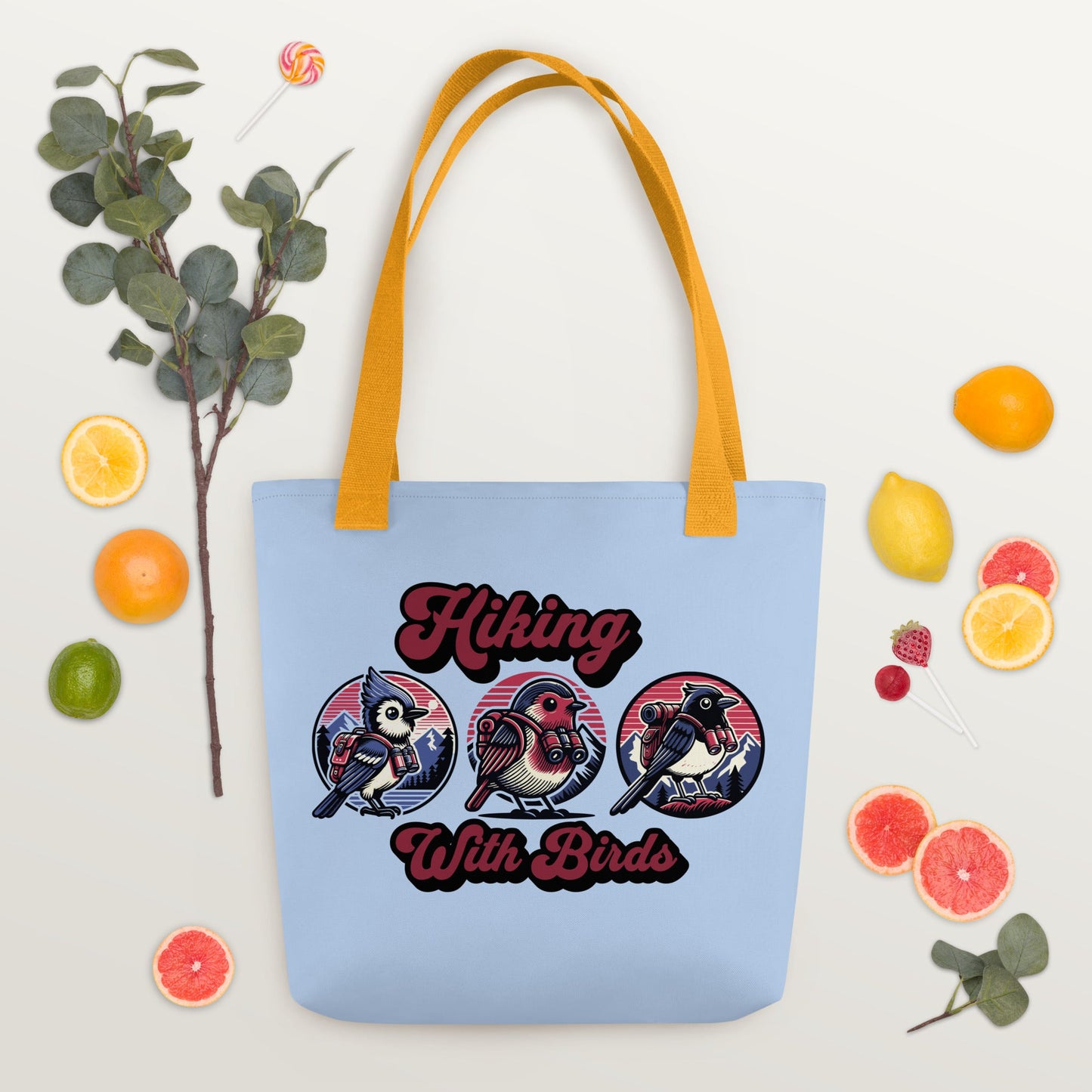 Hiking With Birds Tote Bag - Tote Bags - Discovery Co.
