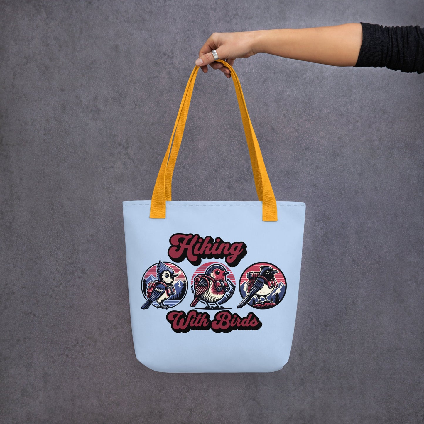 Hiking With Birds Tote Bag - Tote Bags - Discovery Co.