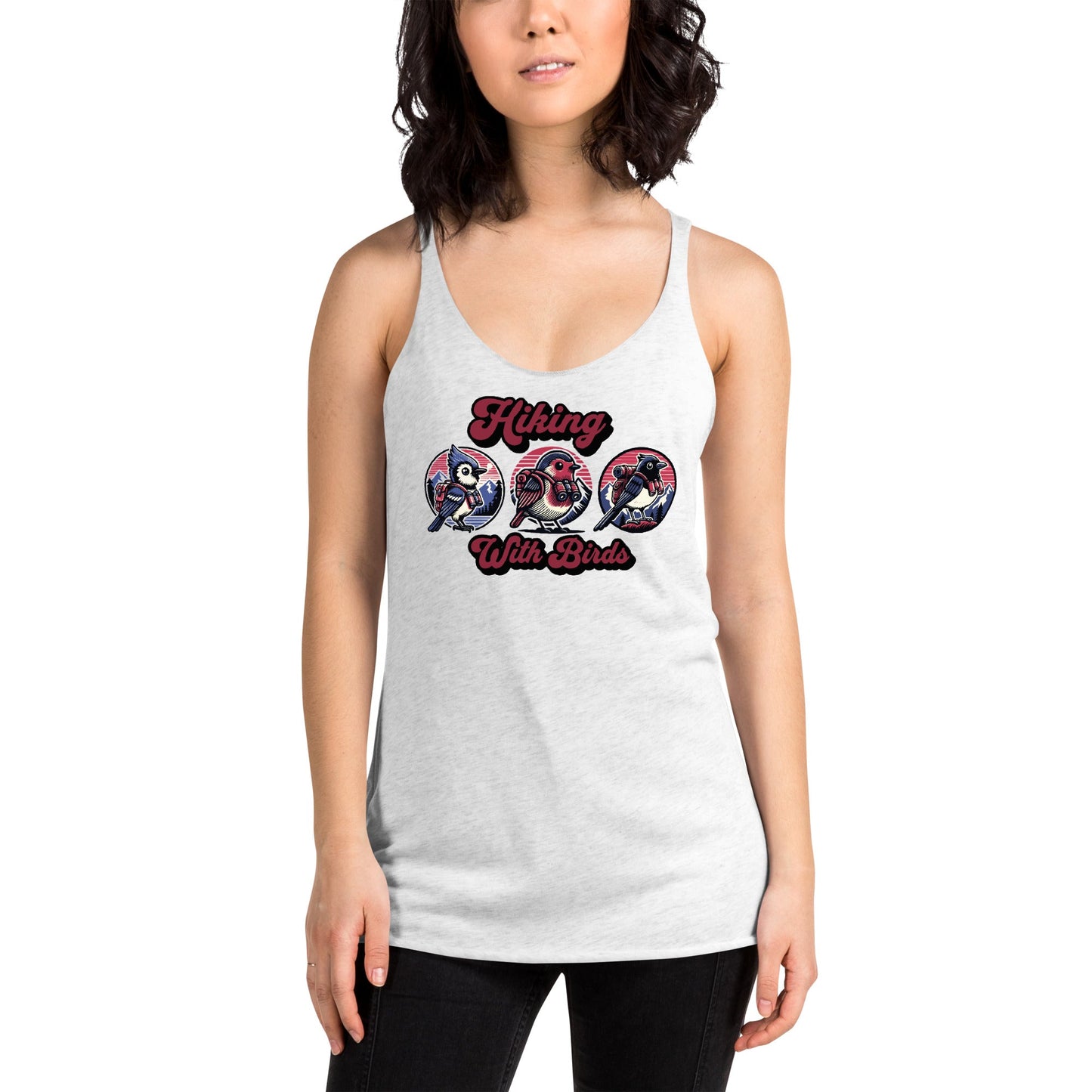 Hiking With Birds Women's Racerback Tank - Women's Shirts - Discovery Co.