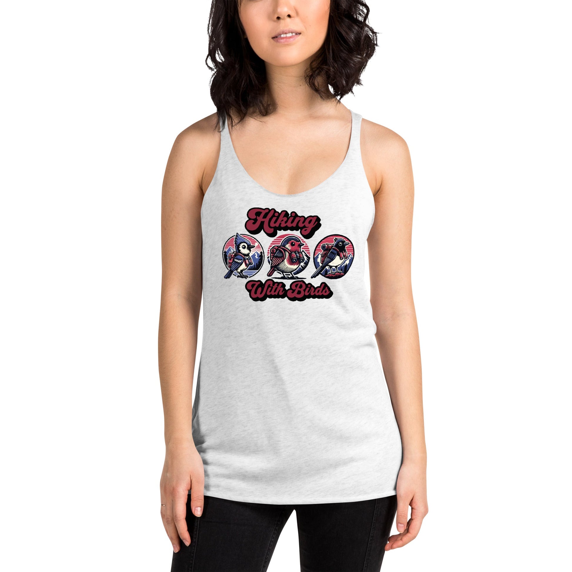 Hiking With Birds Women's Racerback Tank - Women's Shirts - Discovery Co.