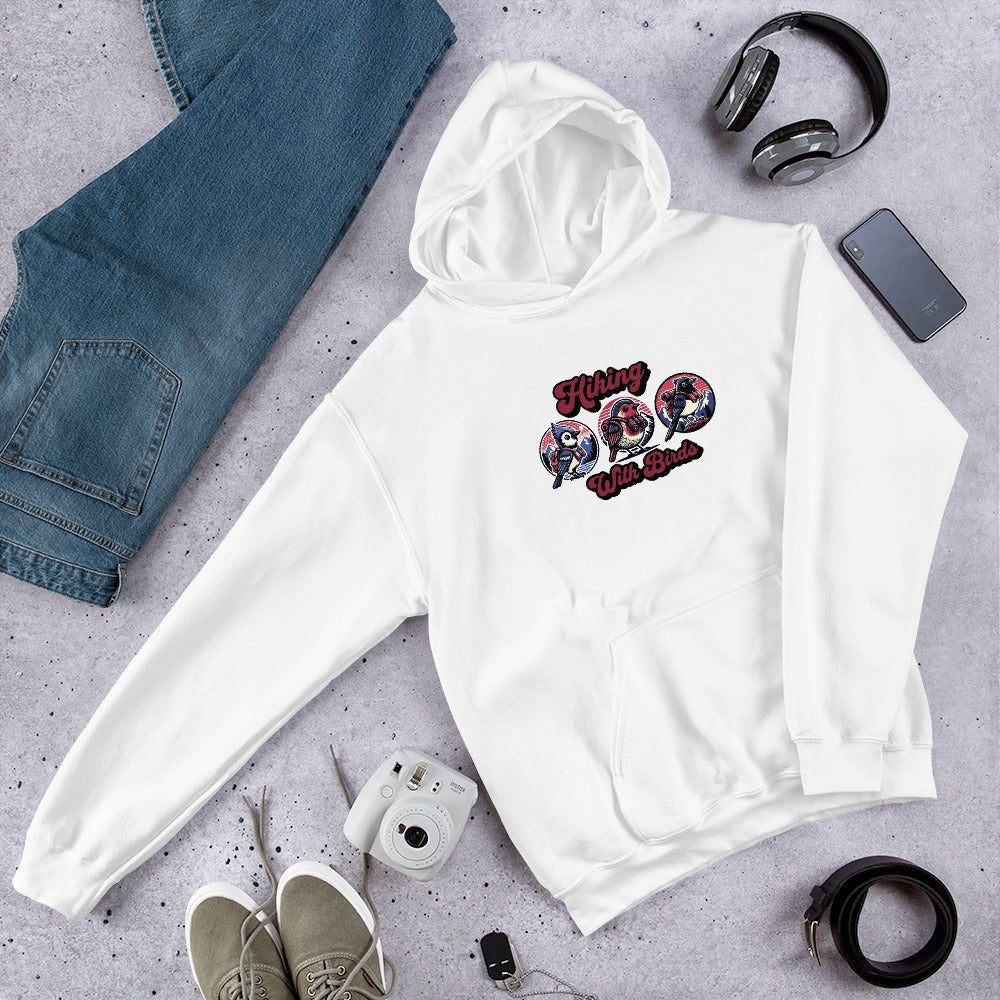 Hiking With Birds Women's (Unisex) Hoodie - Hoodies - Discovery Co.