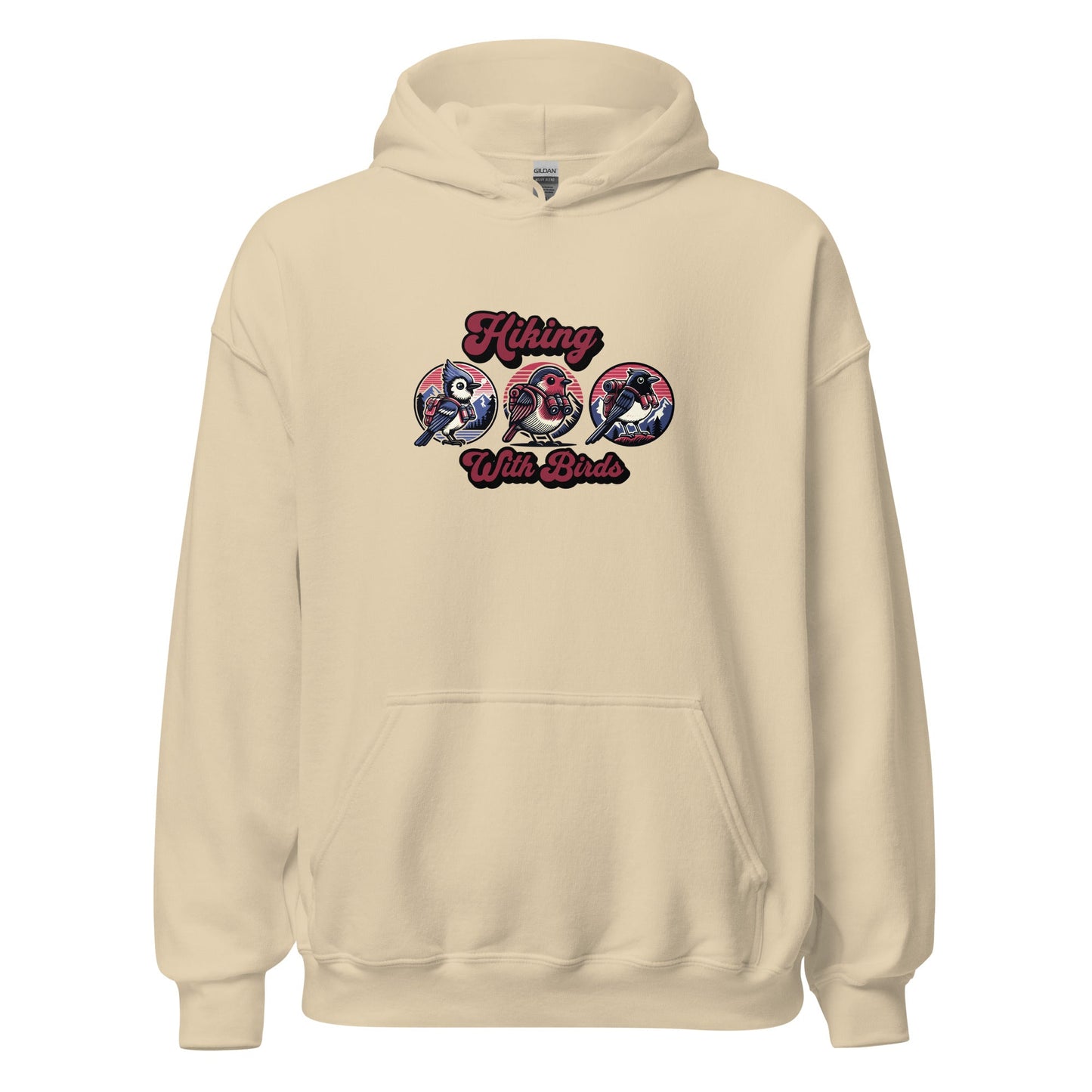 Hiking With Birds Women's (Unisex) Hoodie - Hoodies - Discovery Co.