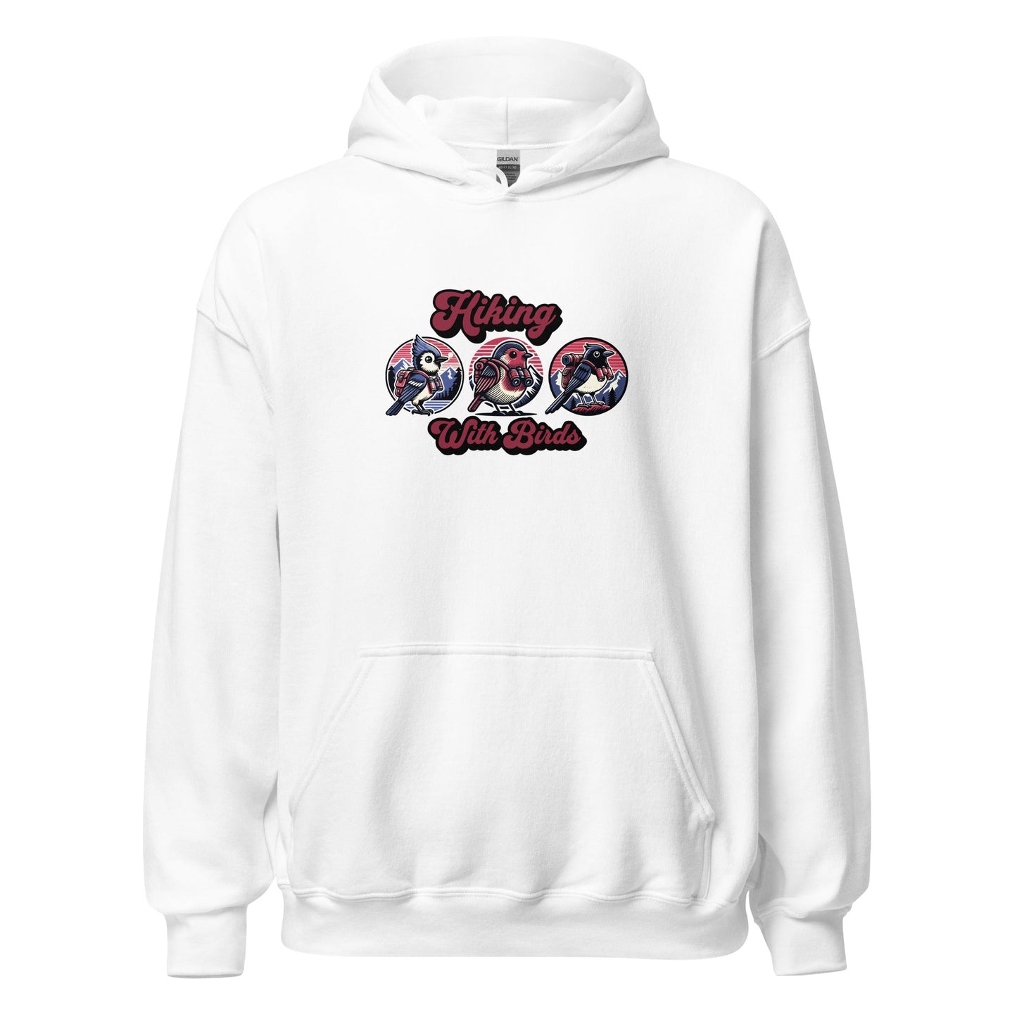 Hiking With Birds Women's (Unisex) Hoodie - Hoodies - Discovery Co.
