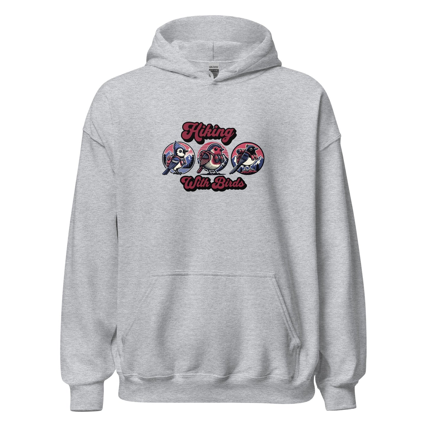 Hiking With Birds Women's (Unisex) Hoodie - Hoodies - Discovery Co.