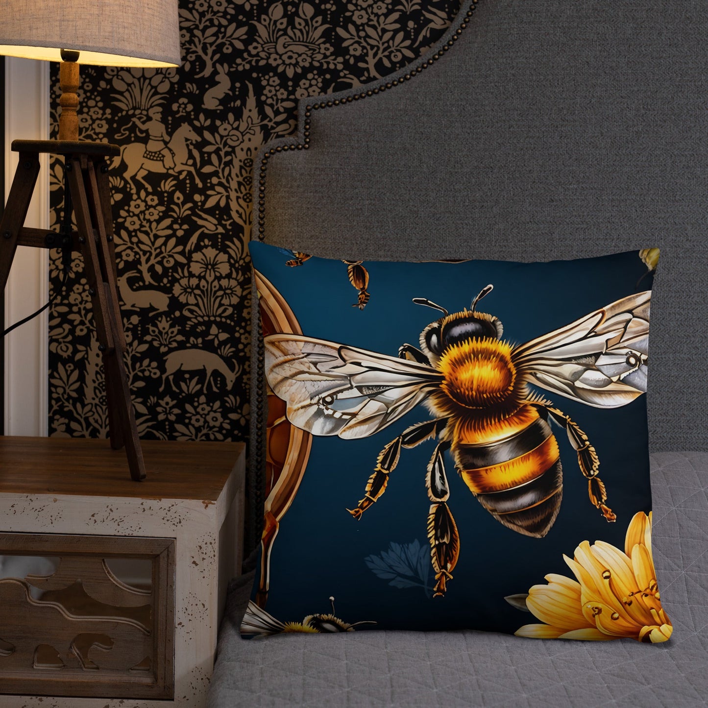 Honey Bee Basic Pillow - Pillows - Discovery Co.