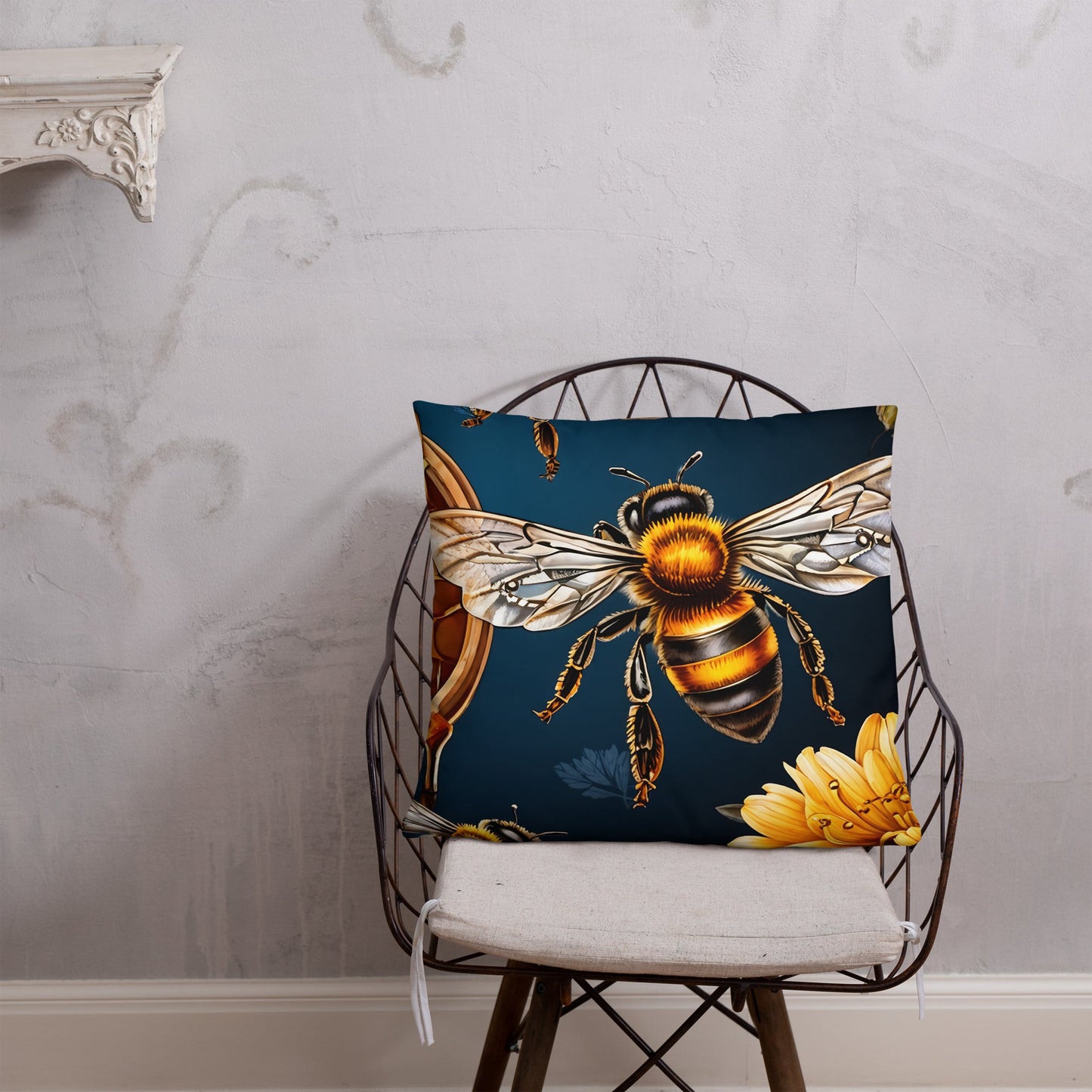 Honey Bee Basic Pillow - Pillows - Discovery Co.