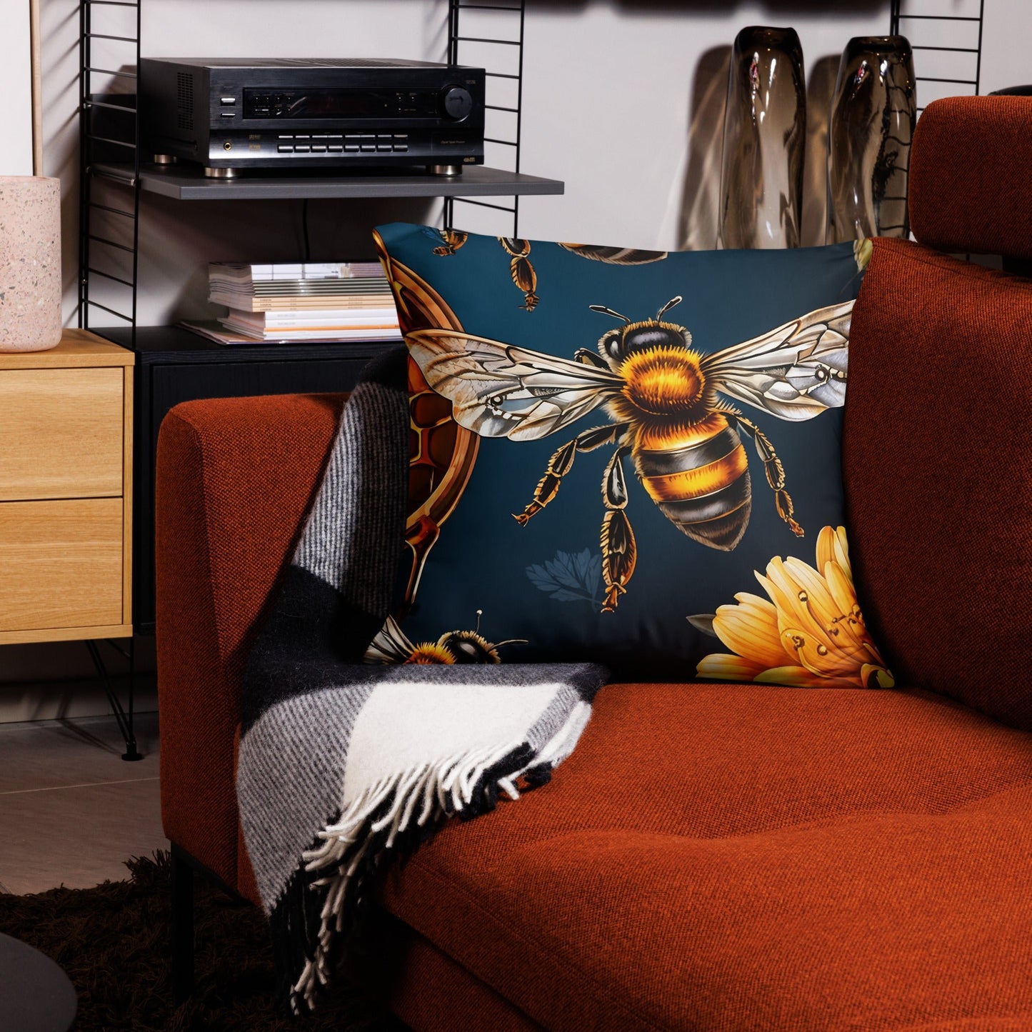 Honey Bee Basic Pillow - Pillows - Discovery Co.