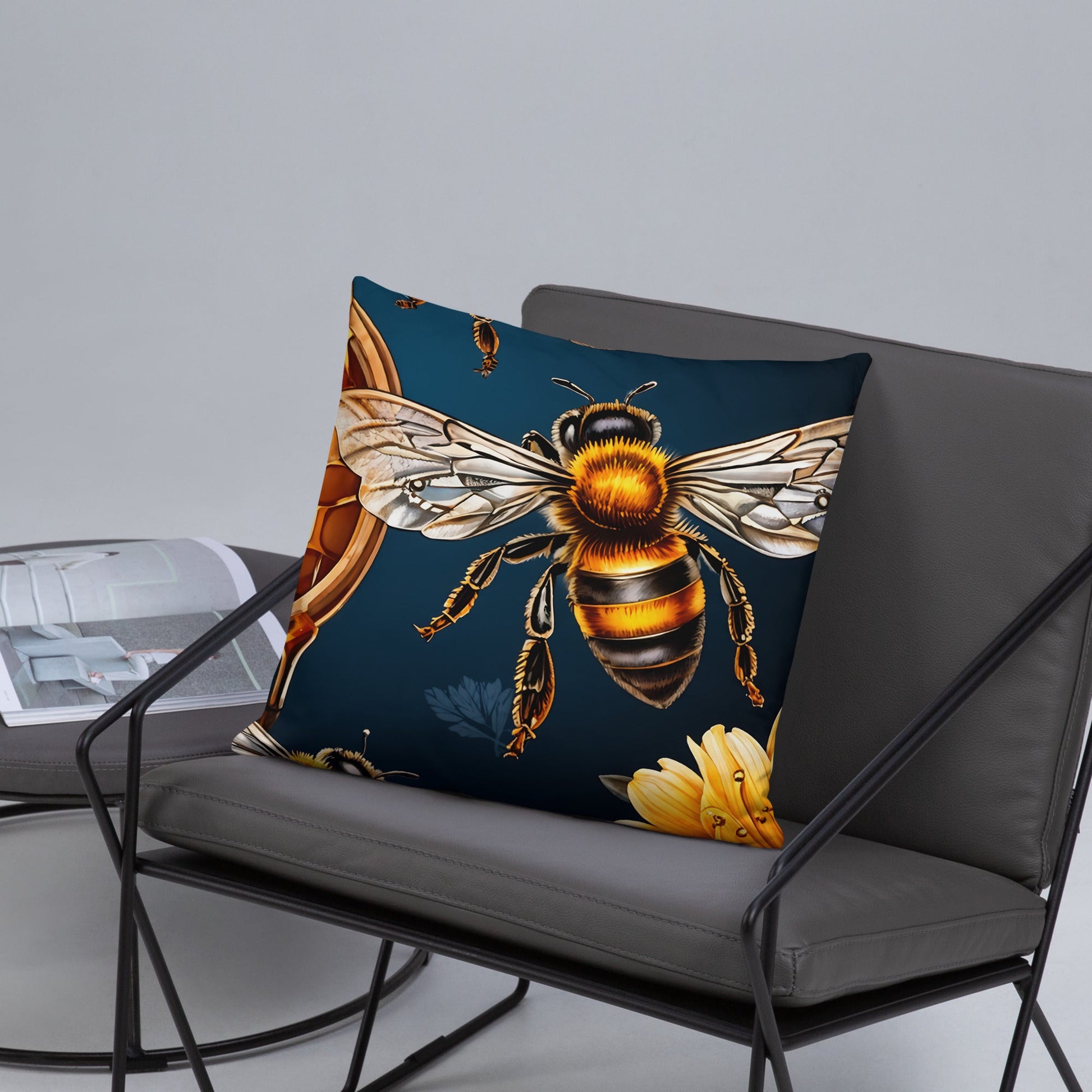 Honey Bee Basic Pillow - Pillows - Discovery Co.