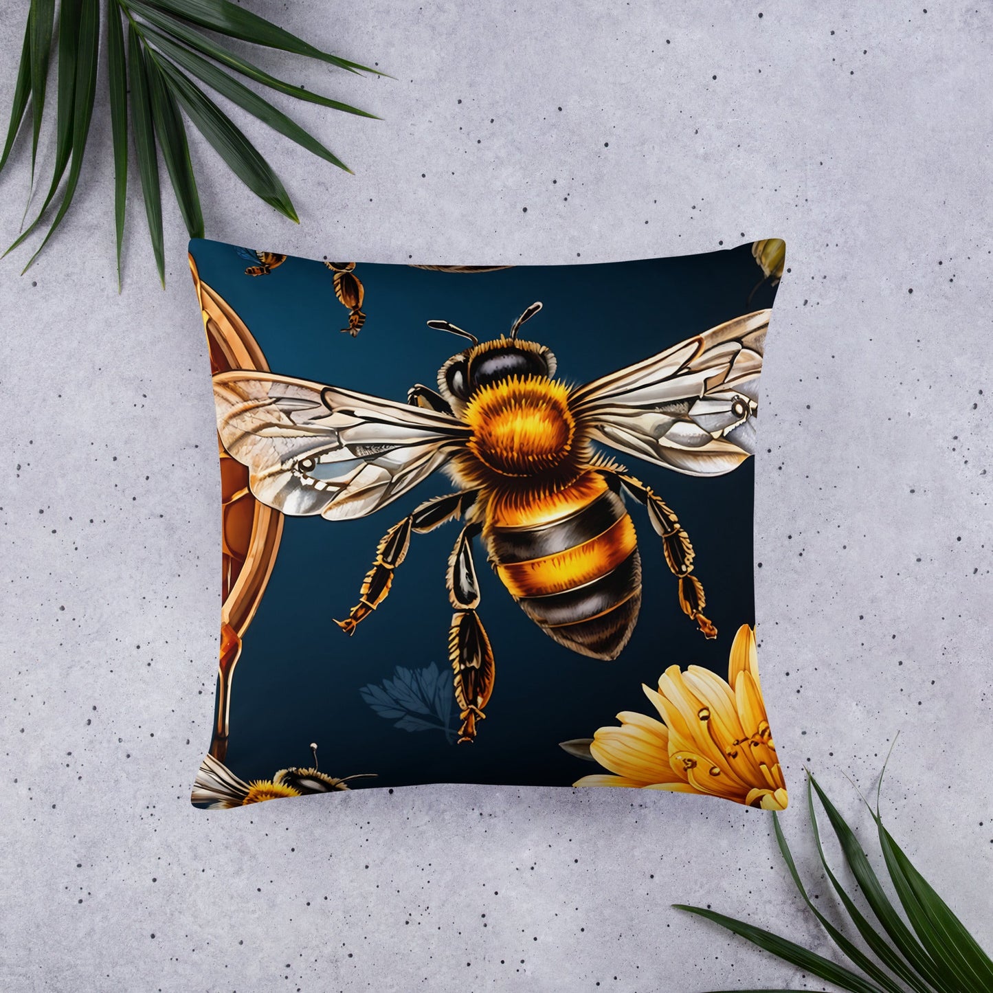 Honey Bee Basic Pillow - Pillows - Discovery Co.