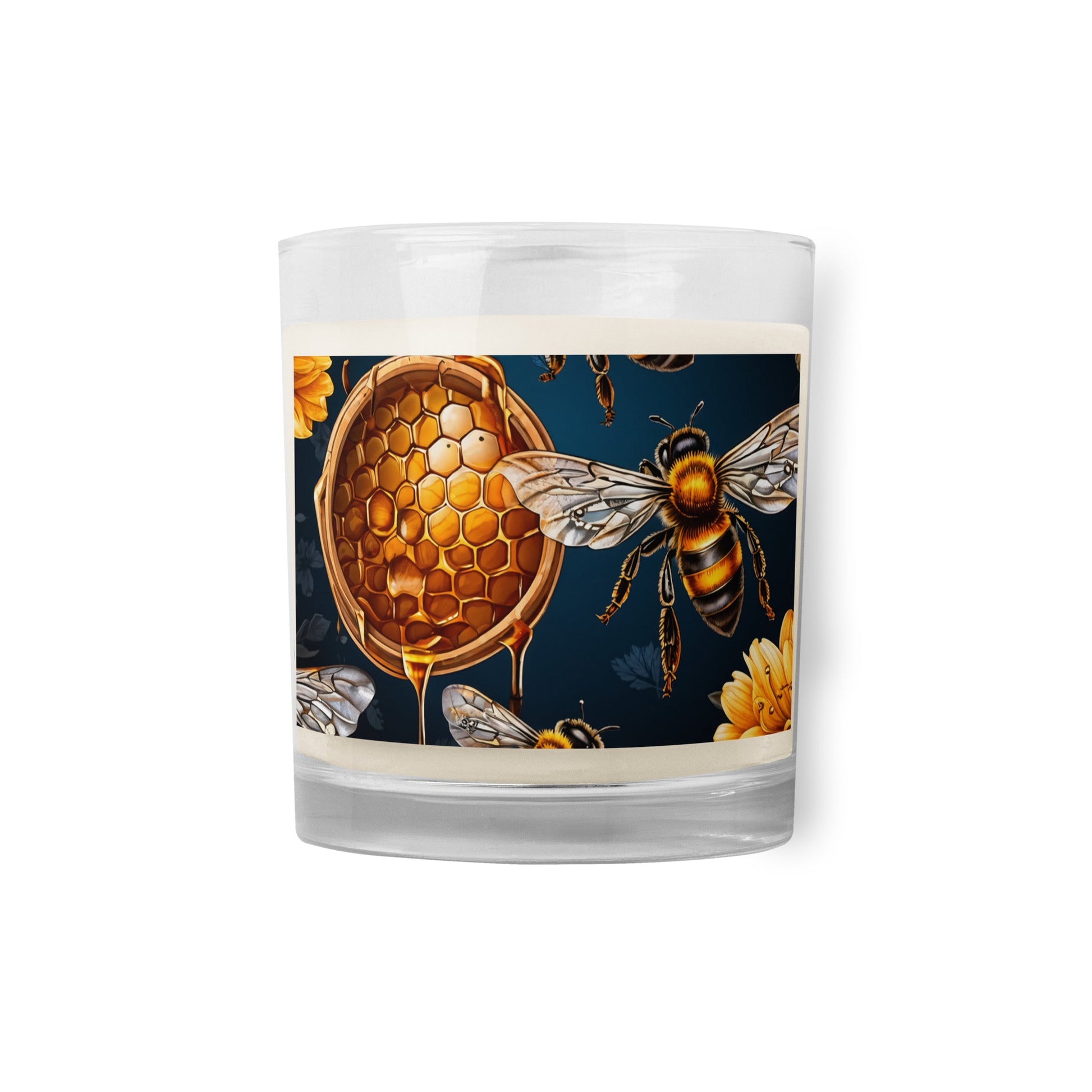 Honey Bee Glass Jar Soy Wax Candle - Candles - Discovery Co.