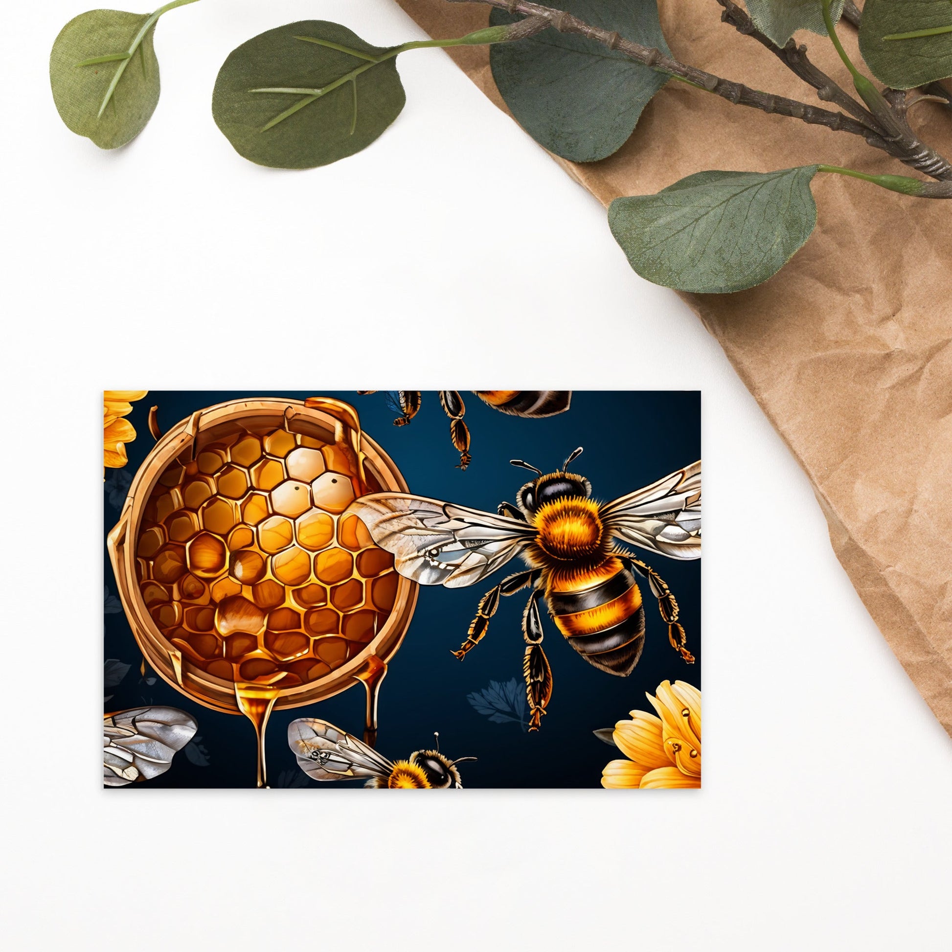 Honey Bee Standard Postcard - Post Cards - Discovery Co.