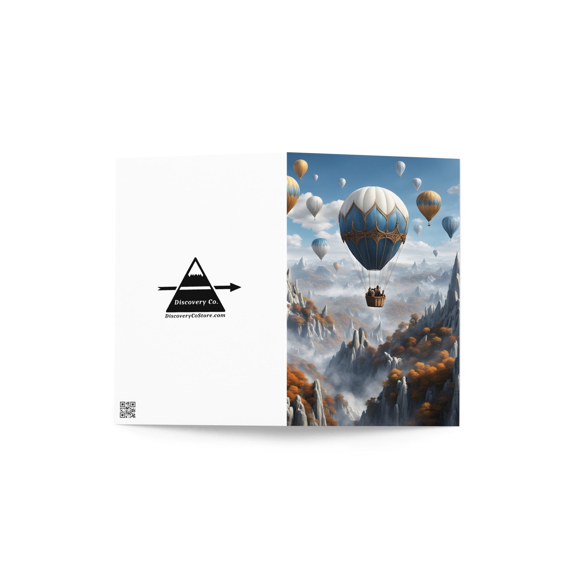 Hot Air Balloons Greeting Card - Greeting Card - Discovery Co.