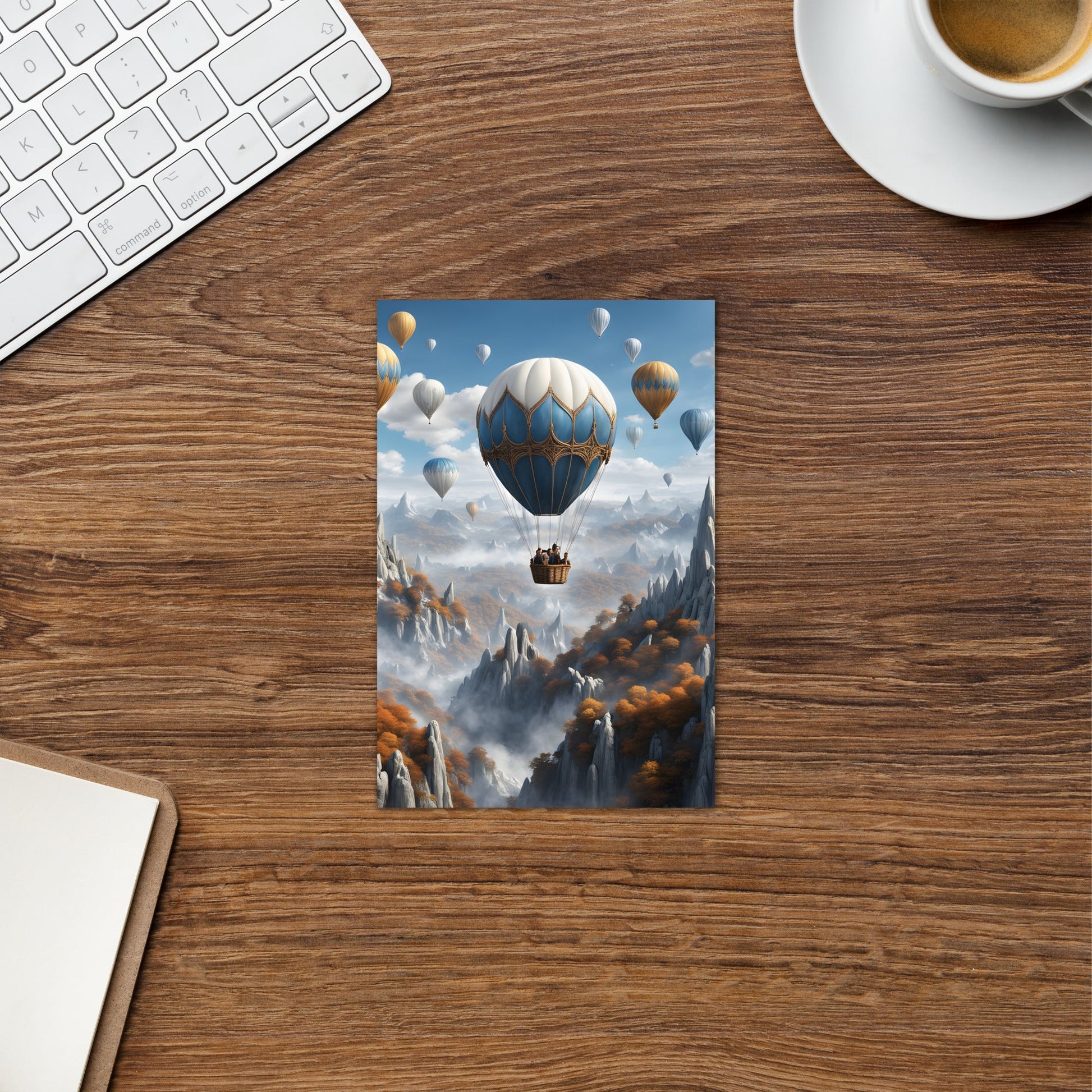 Hot Air Balloons Greeting Card - Greeting Card - Discovery Co.