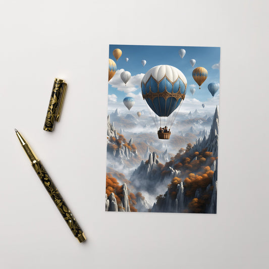 Hot Air Balloons Greeting Card - Greeting Card - Discovery Co.