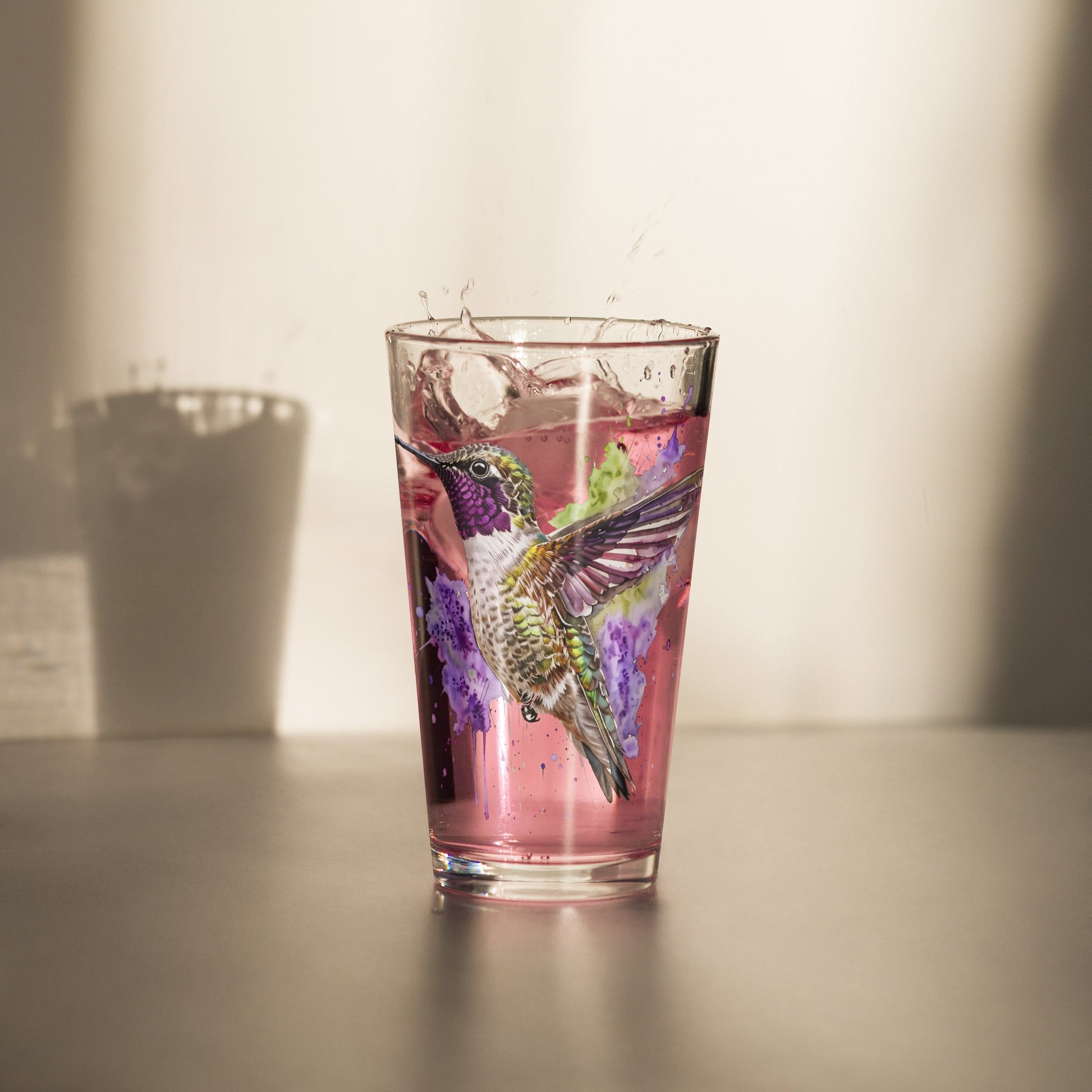 Humming Bird Pint Glass - Beer Glass - Discovery Co.