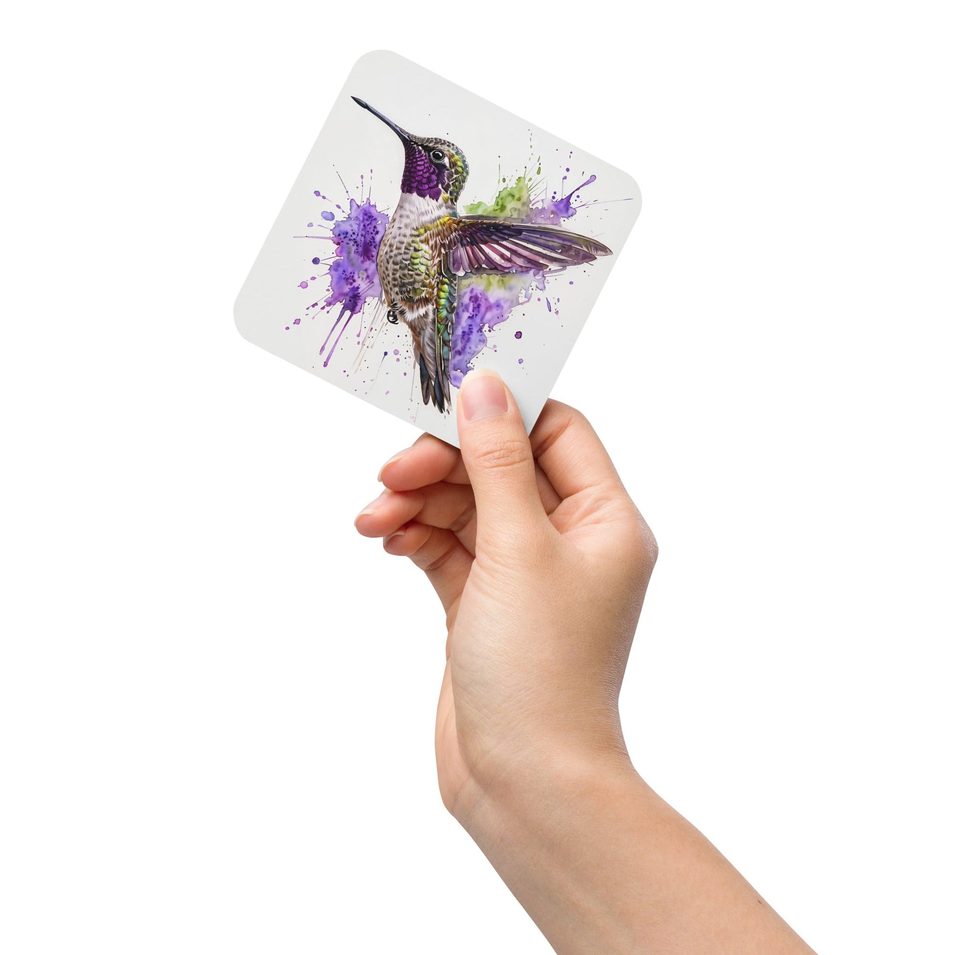 Hummingbird Cork - Back Coaster - Coasters - Discovery Co.