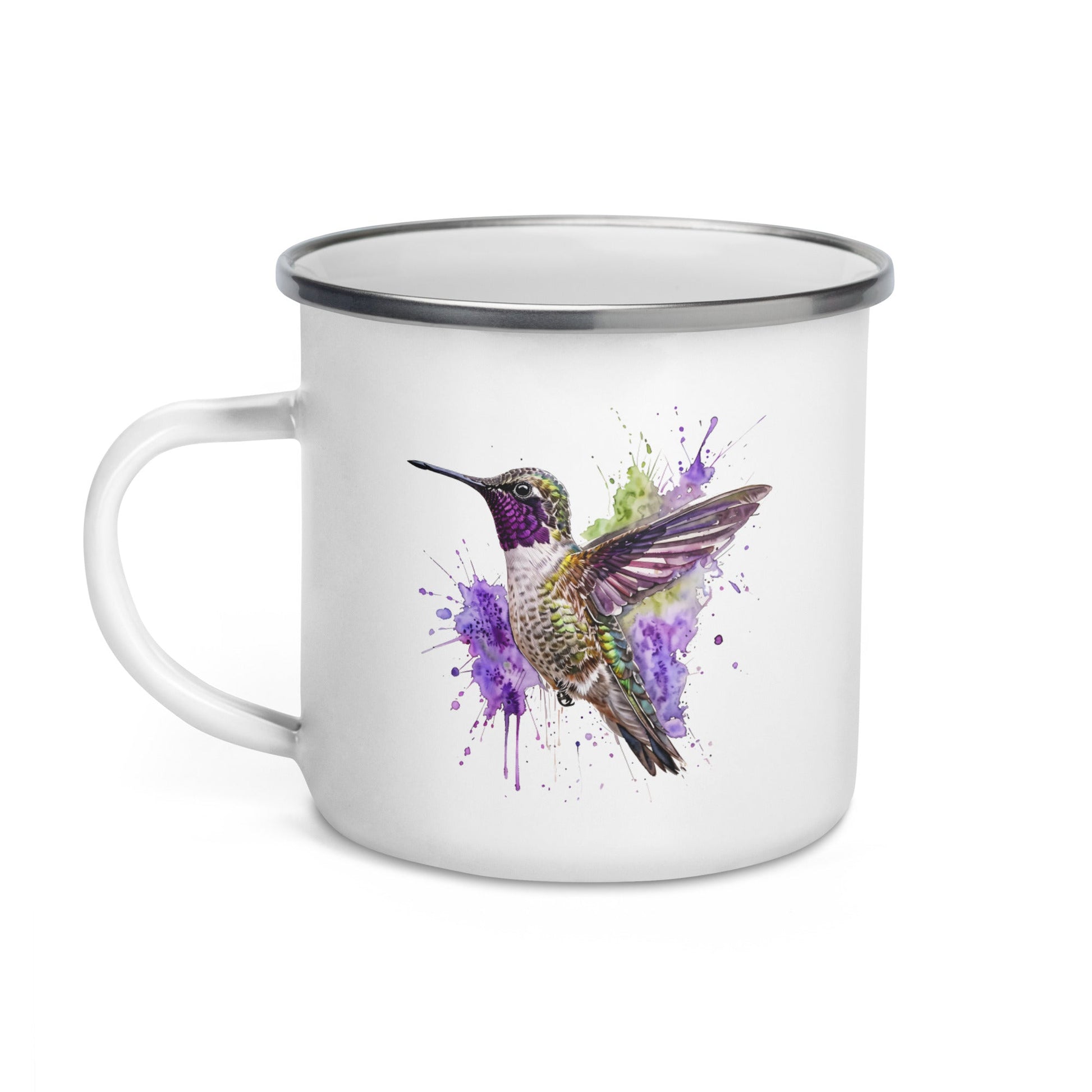 Hummingbird Enamel Mug - Mugs - Discovery Co.