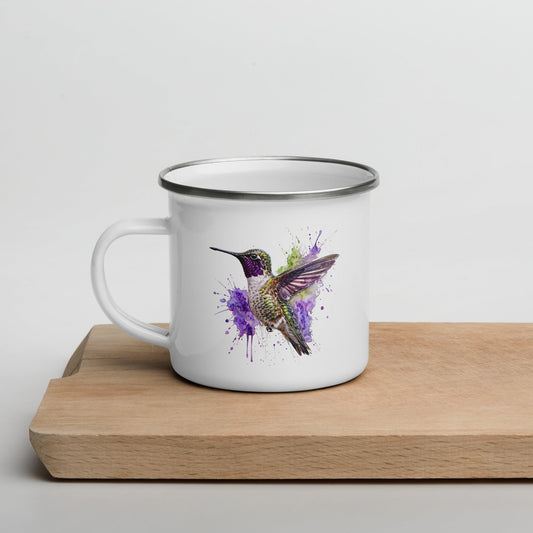 Hummingbird Enamel Mug - Mugs - Discovery Co.
