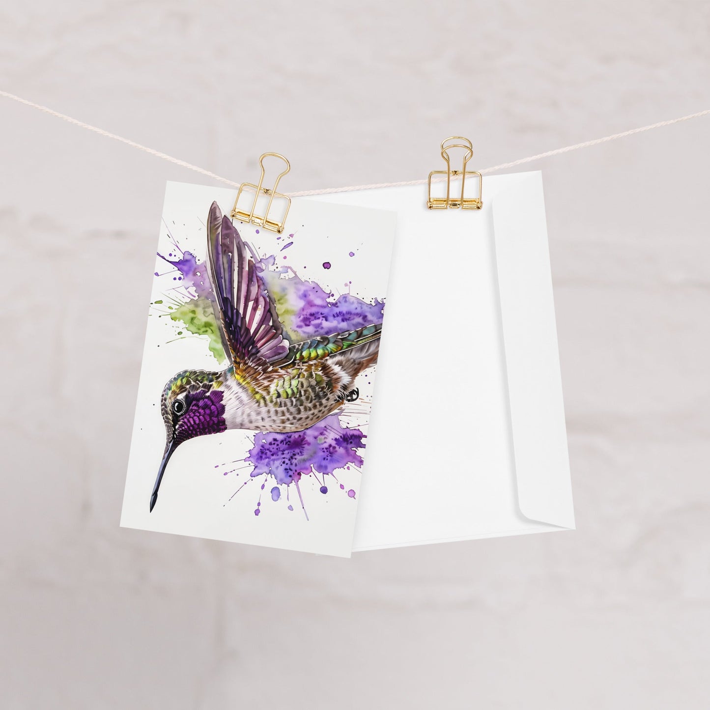 Hummingbird Greeting Card - Greeting Card - Discovery Co.