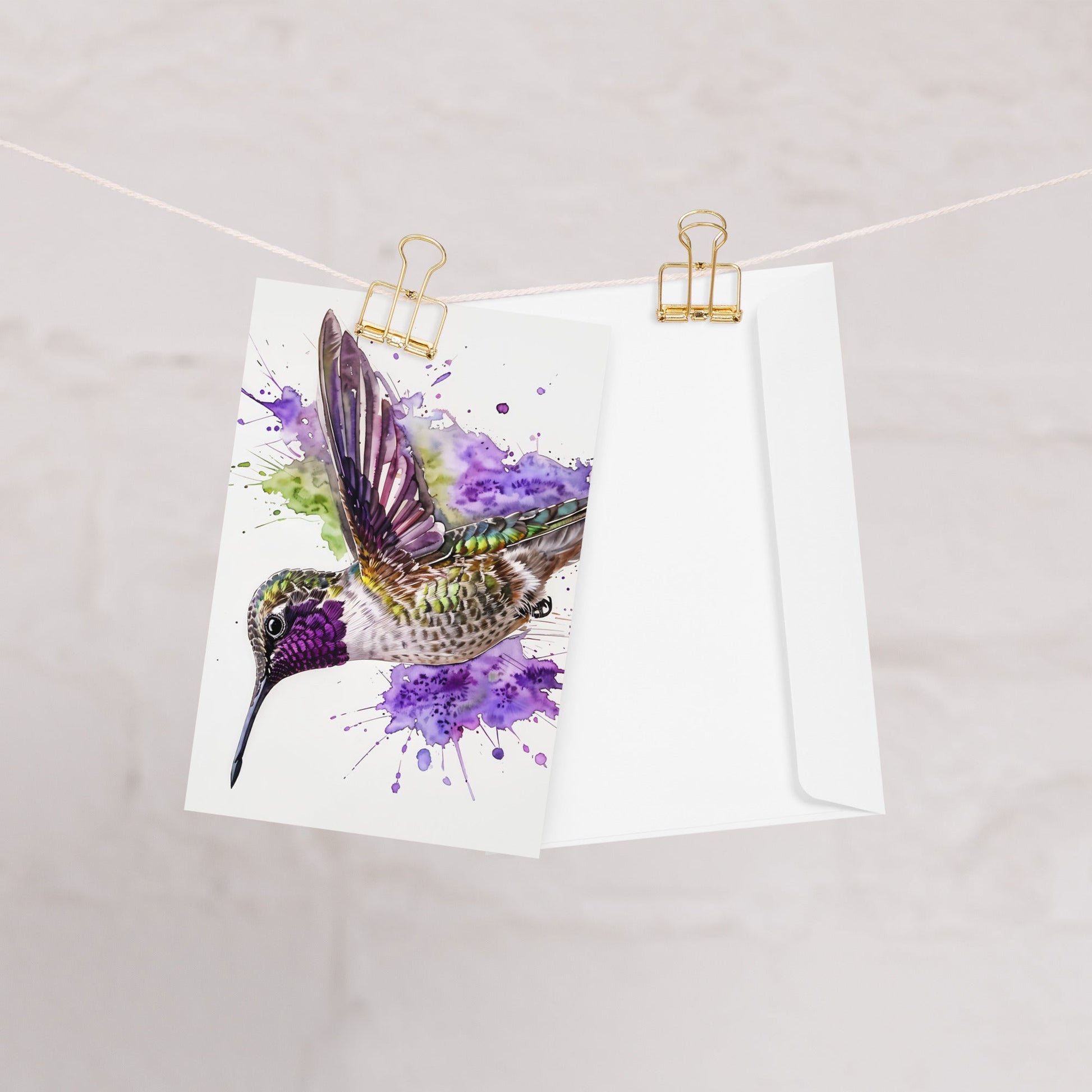 Hummingbird Greeting Card - Greeting Card - Discovery Co.