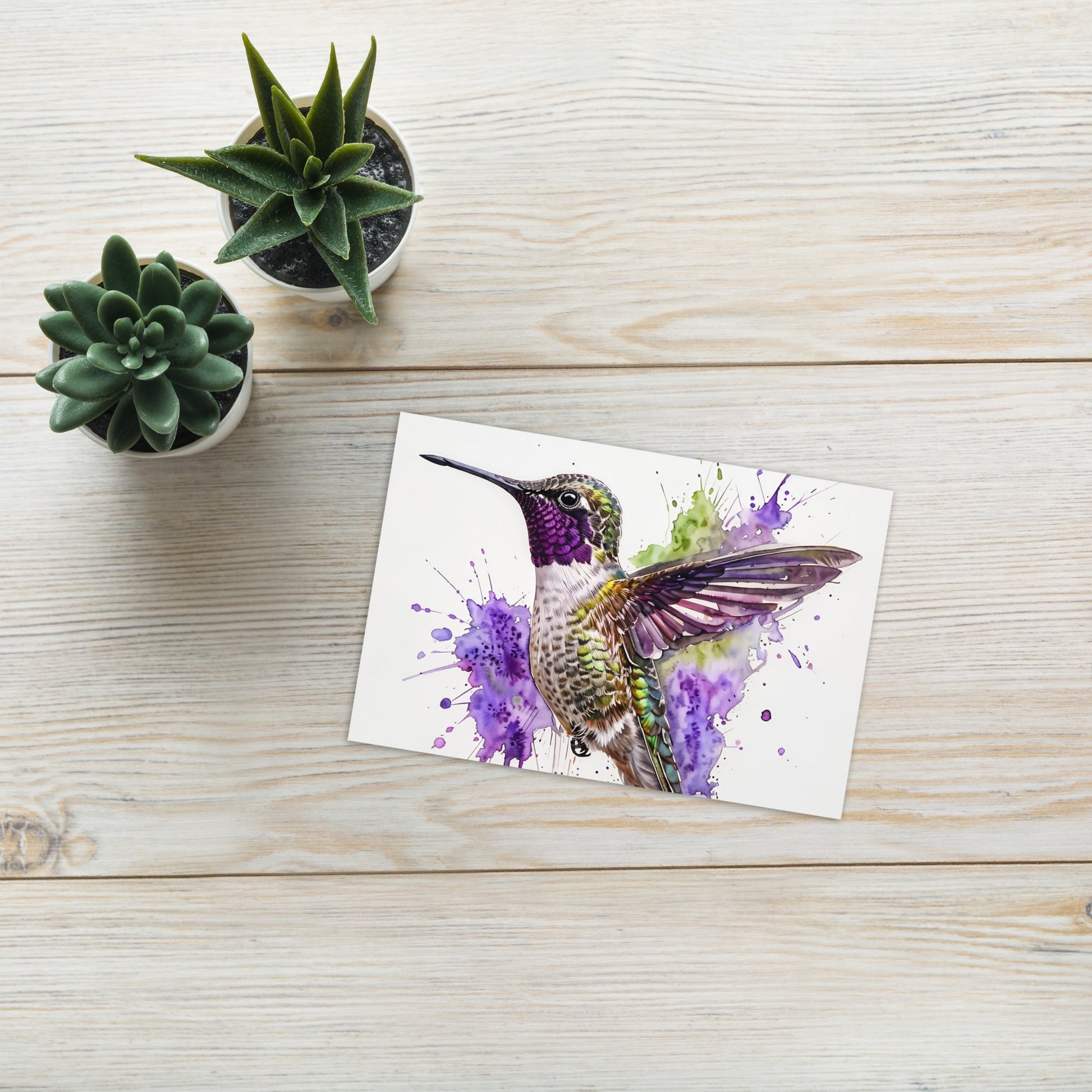 Hummingbird Greeting Card - Greeting Card - Discovery Co.