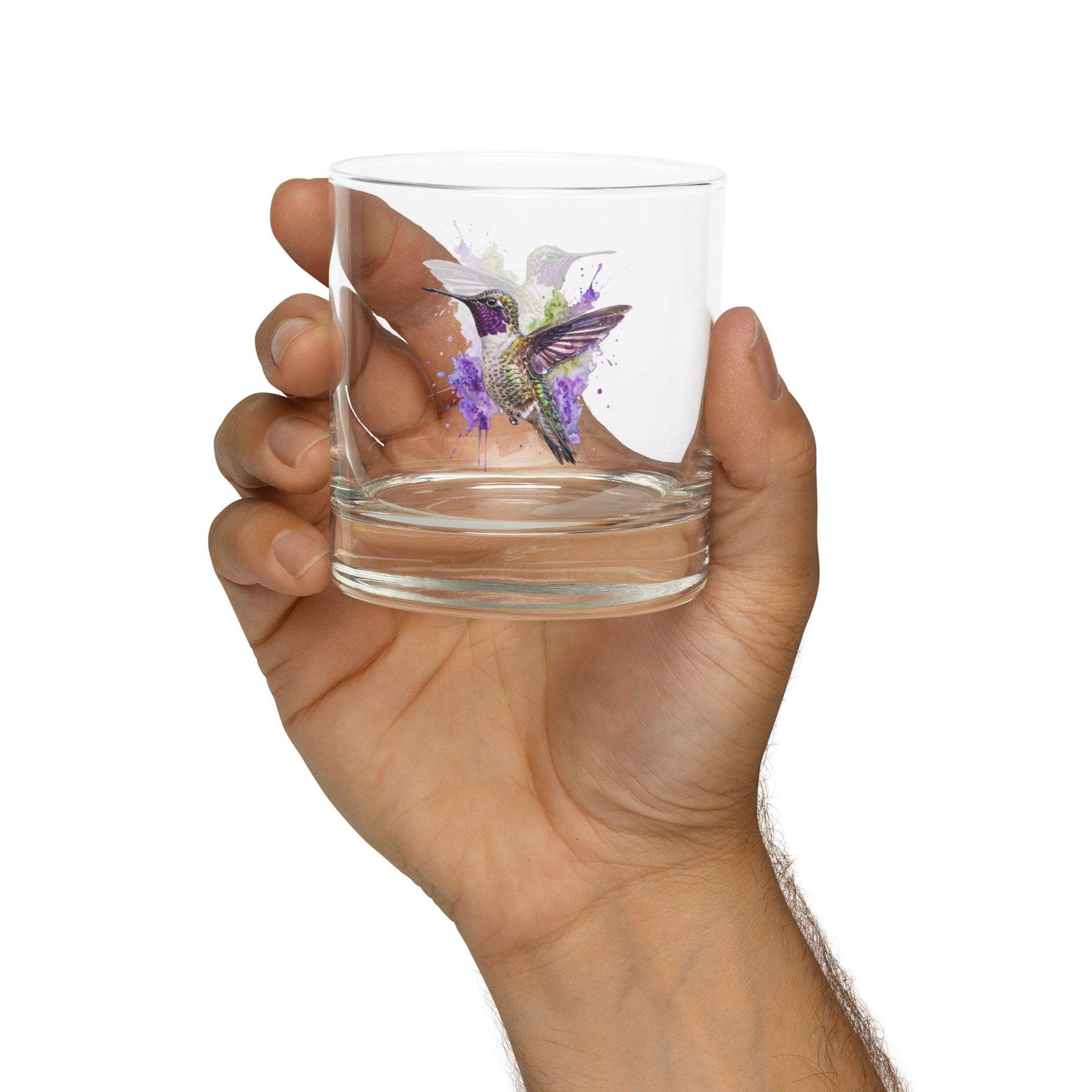 Hummingbird Rocks Glass - Rocks Glass - Discovery Co.