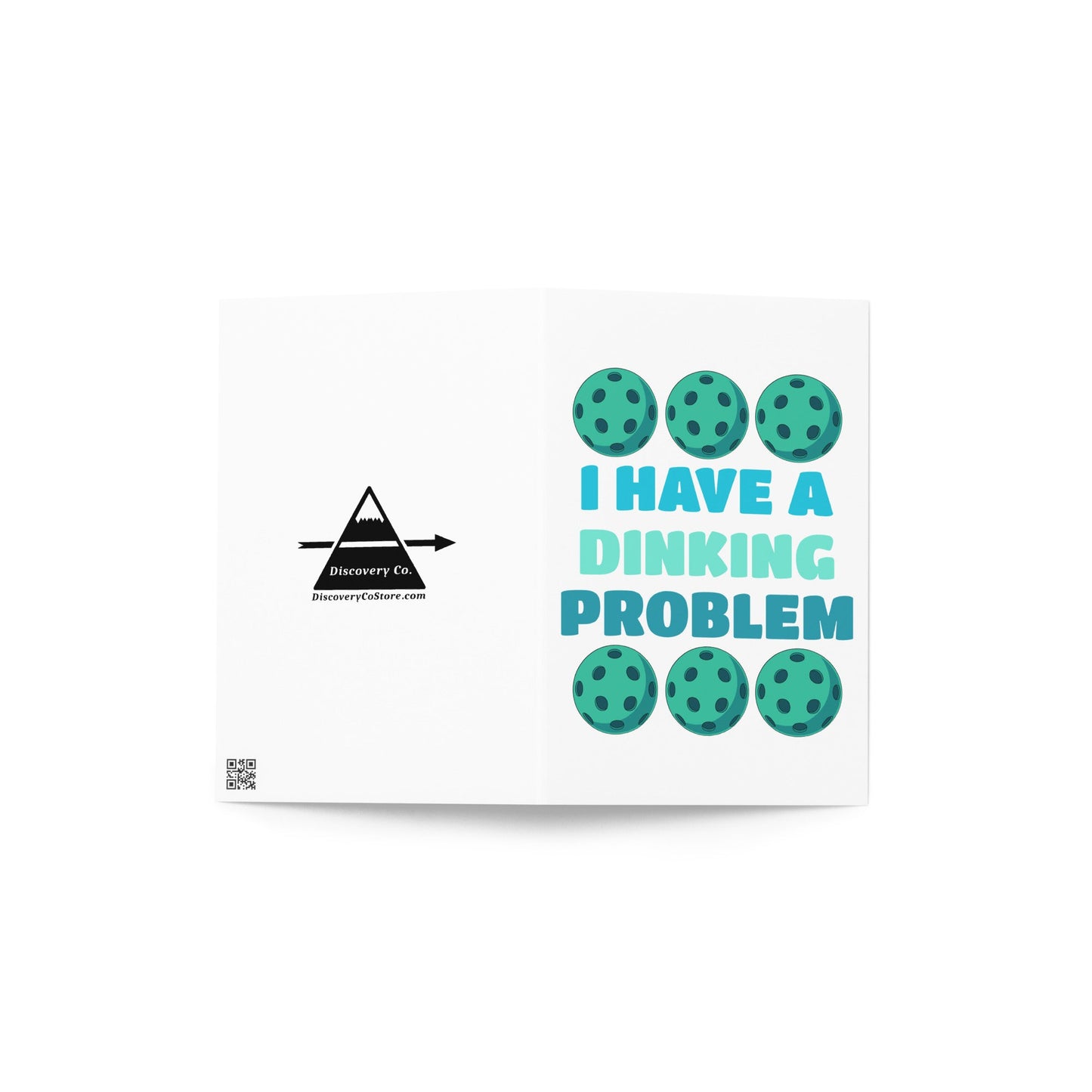 I Have A Dinking Problem Greeting Card - Greeting Card - Discovery Co.
