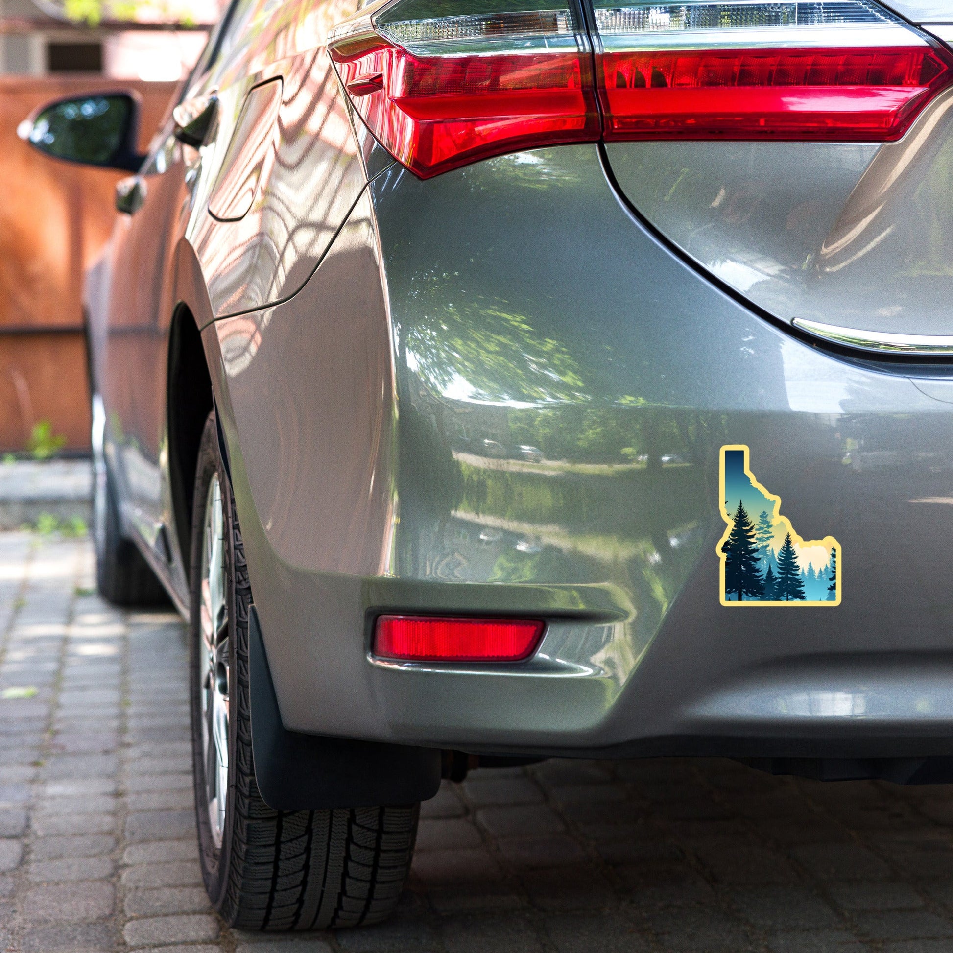 Idaho Sunset Forest Bubble - Free Stickers - Stickers - Discovery Co.