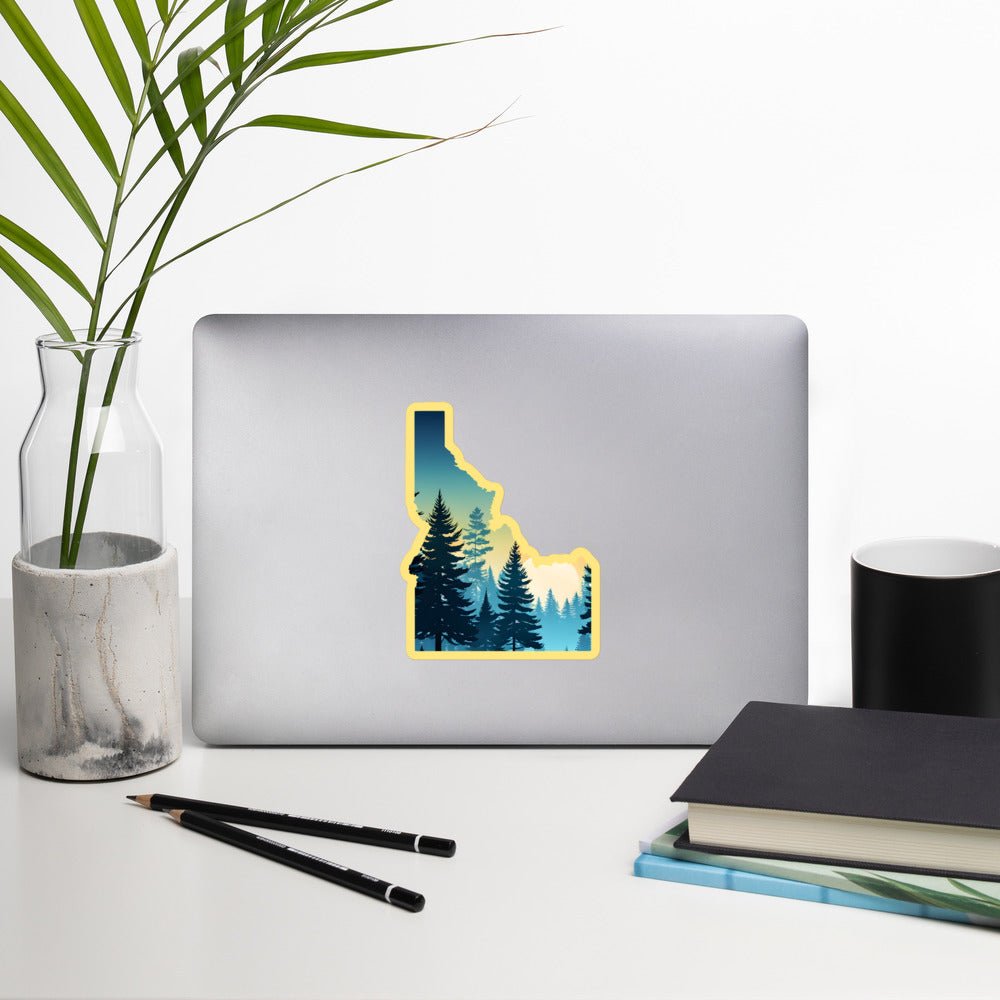 Idaho Sunset Forest Bubble - Free Stickers - Stickers - Discovery Co.