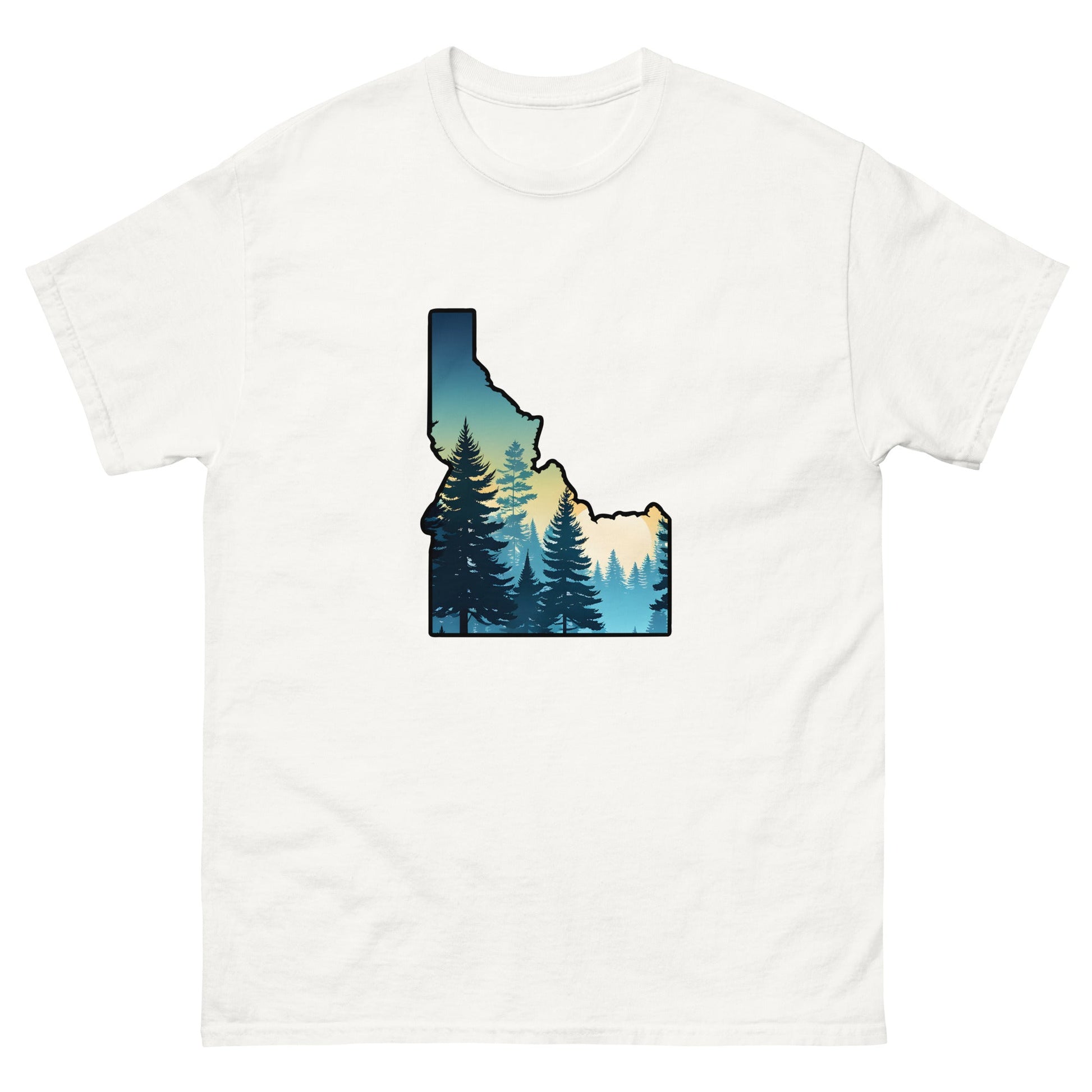 Idaho Sunset Forest Men's Classic Tee - Men's Shirts - Discovery Co.