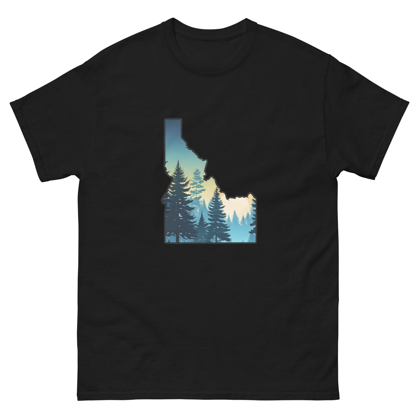 Idaho Sunset Forest Men's Classic Tee - Men's Shirts - Discovery Co.