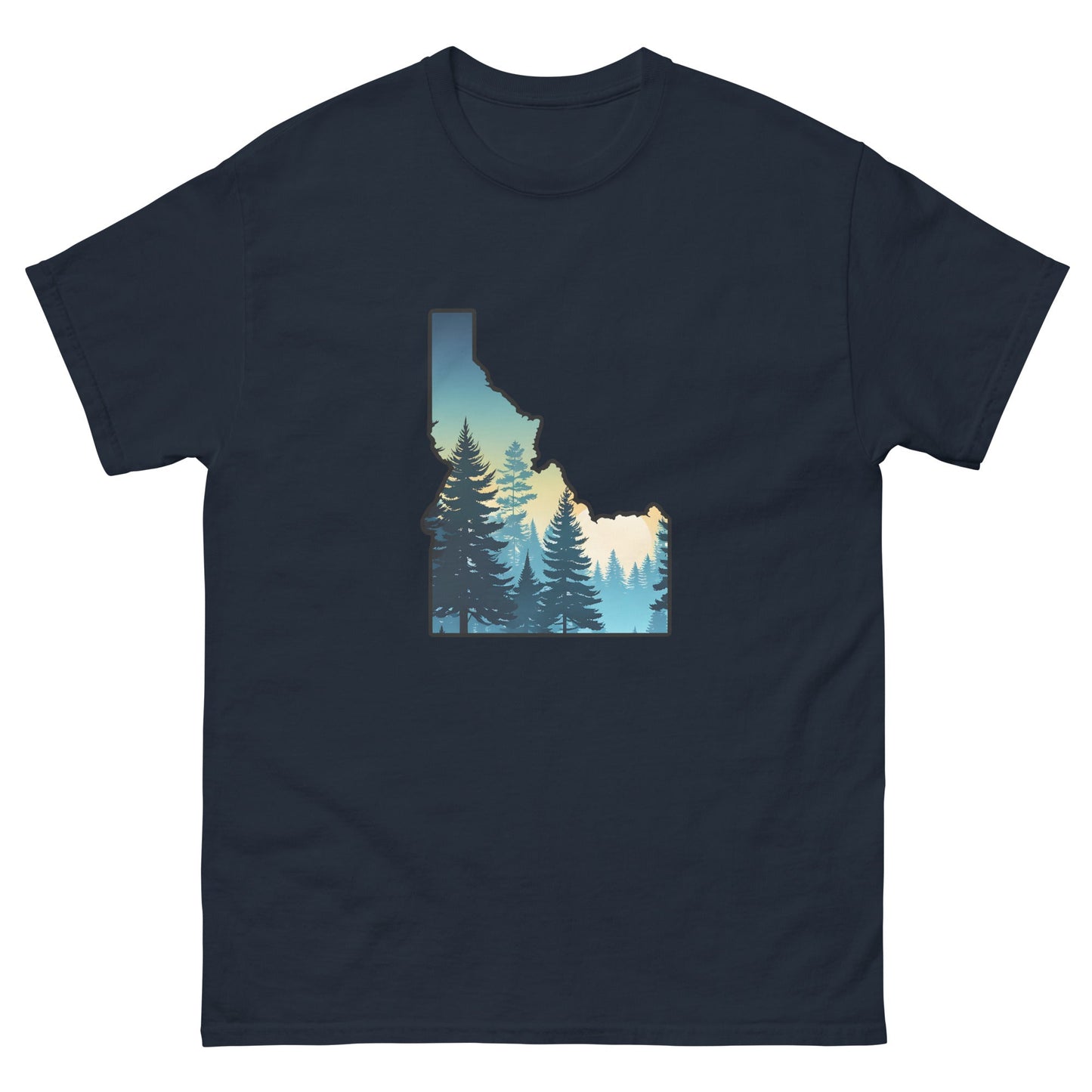 Idaho Sunset Forest Men's Classic Tee - Men's Shirts - Discovery Co.