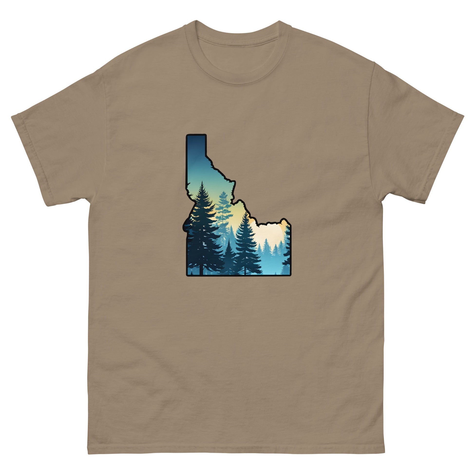 Idaho Sunset Forest Men's Classic Tee - Men's Shirts - Discovery Co.