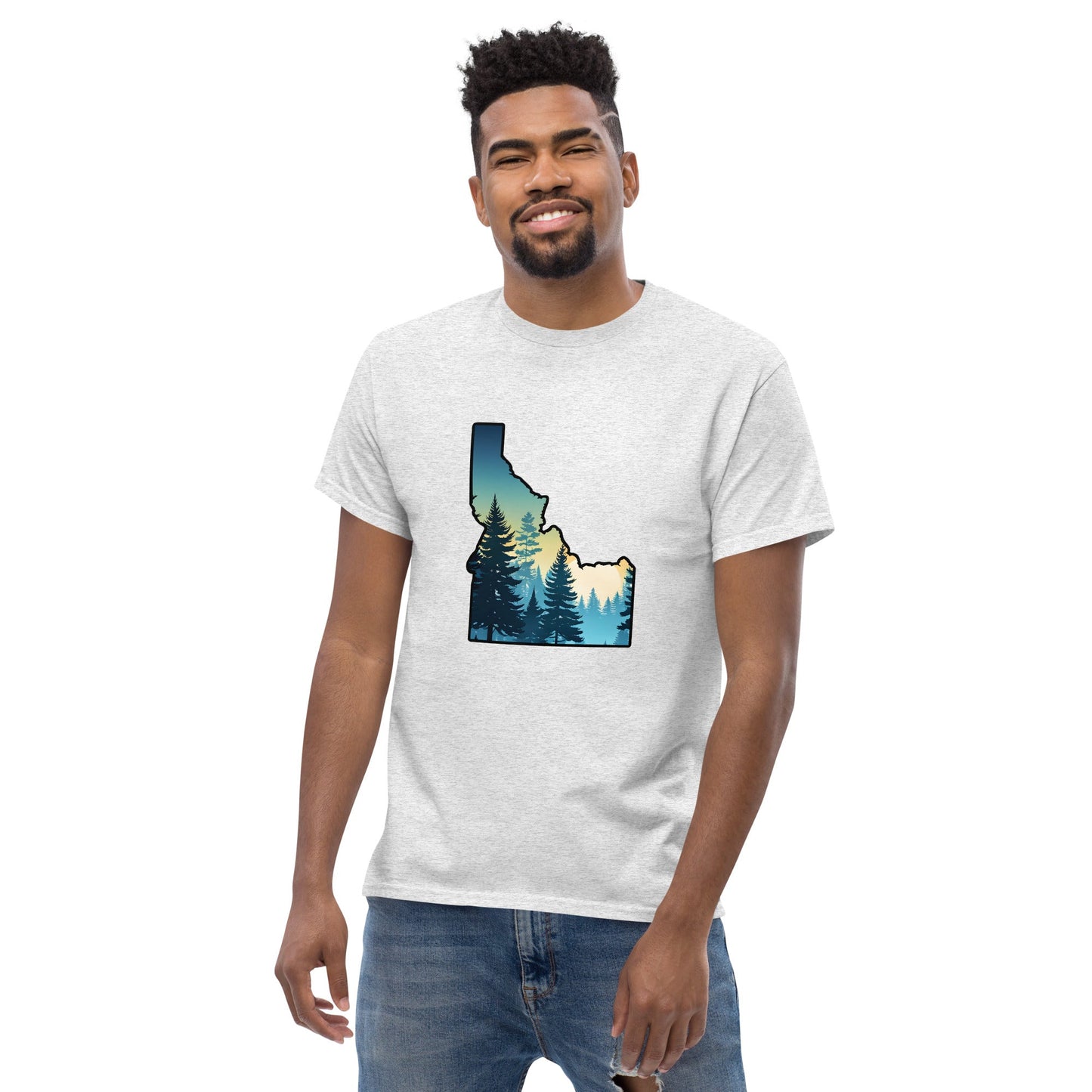 Idaho Sunset Forest Men's Classic Tee - Men's Shirts - Discovery Co.